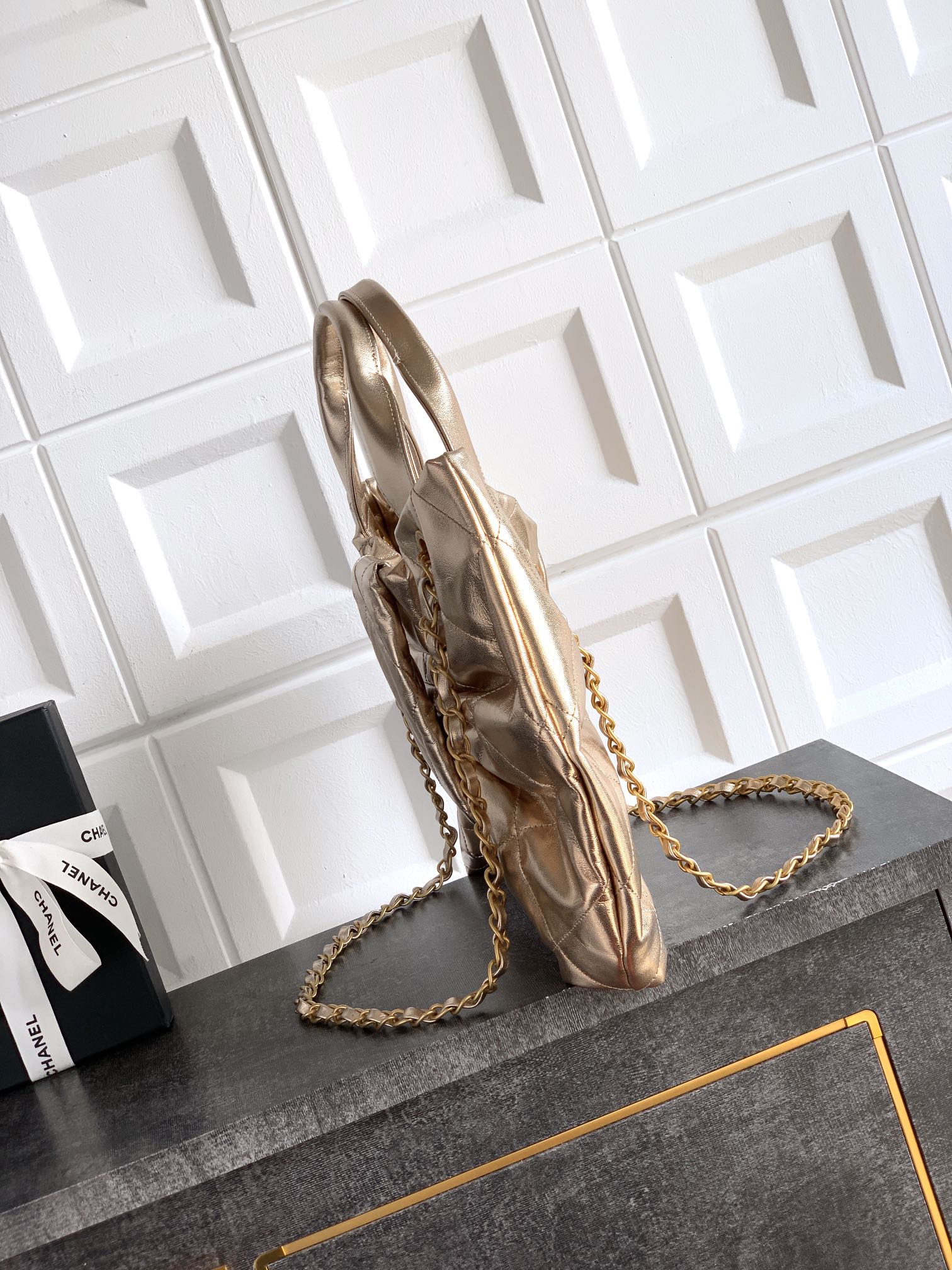 Chanel Female Basic Bag Sheepskin Black Waterproof L