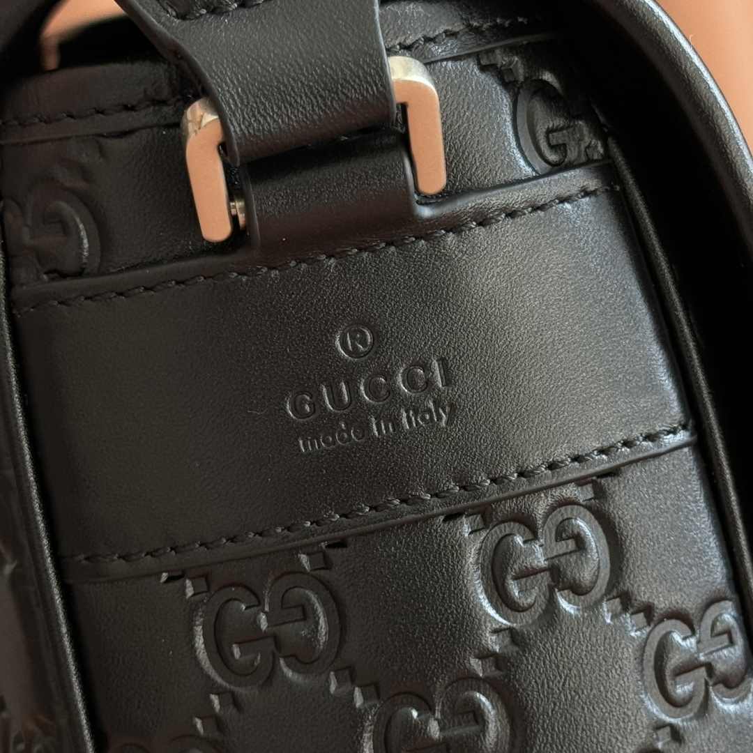 Gucci Crossbody Bag Canvas Black M-l