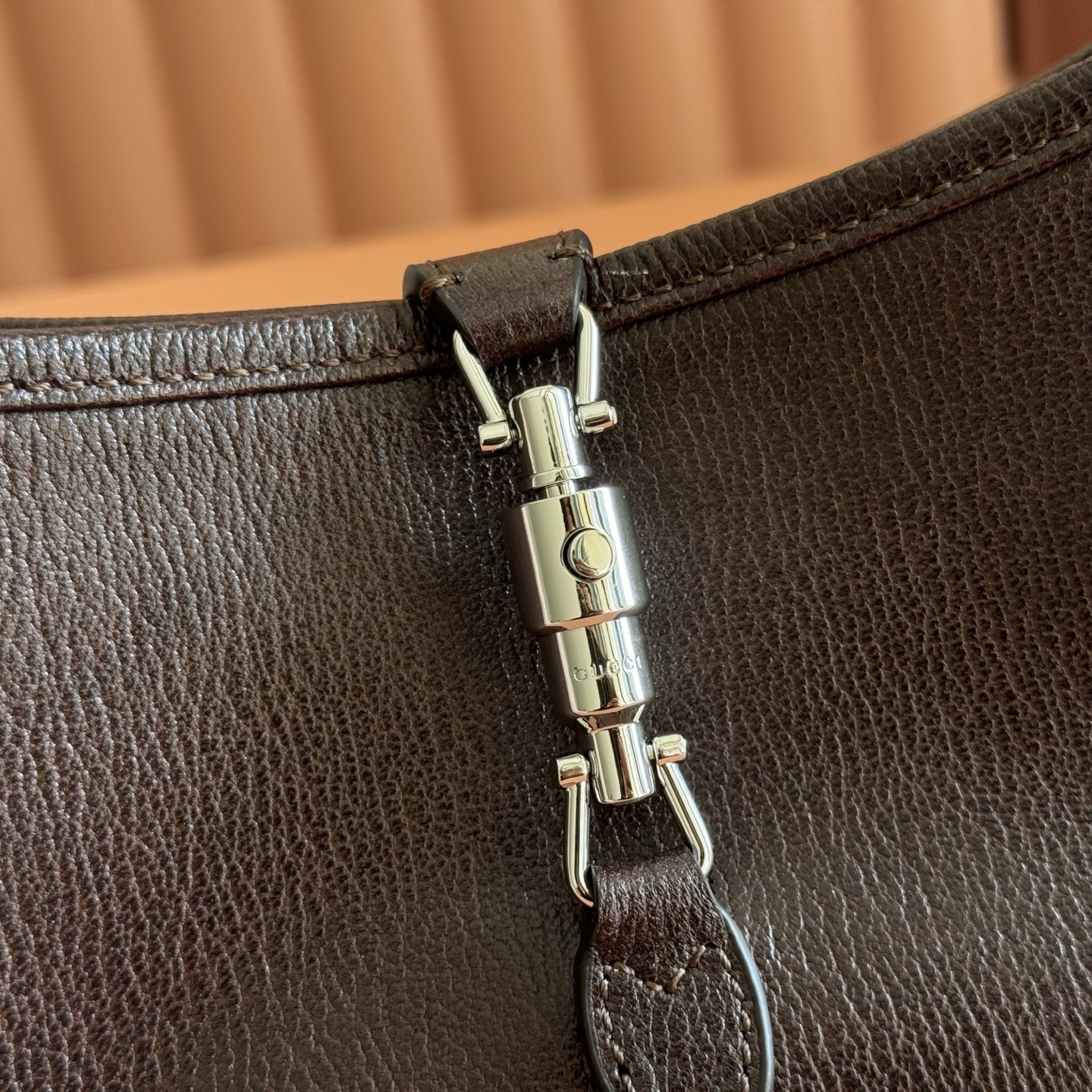 Gucci Basic Bag Canvas Brown M-l