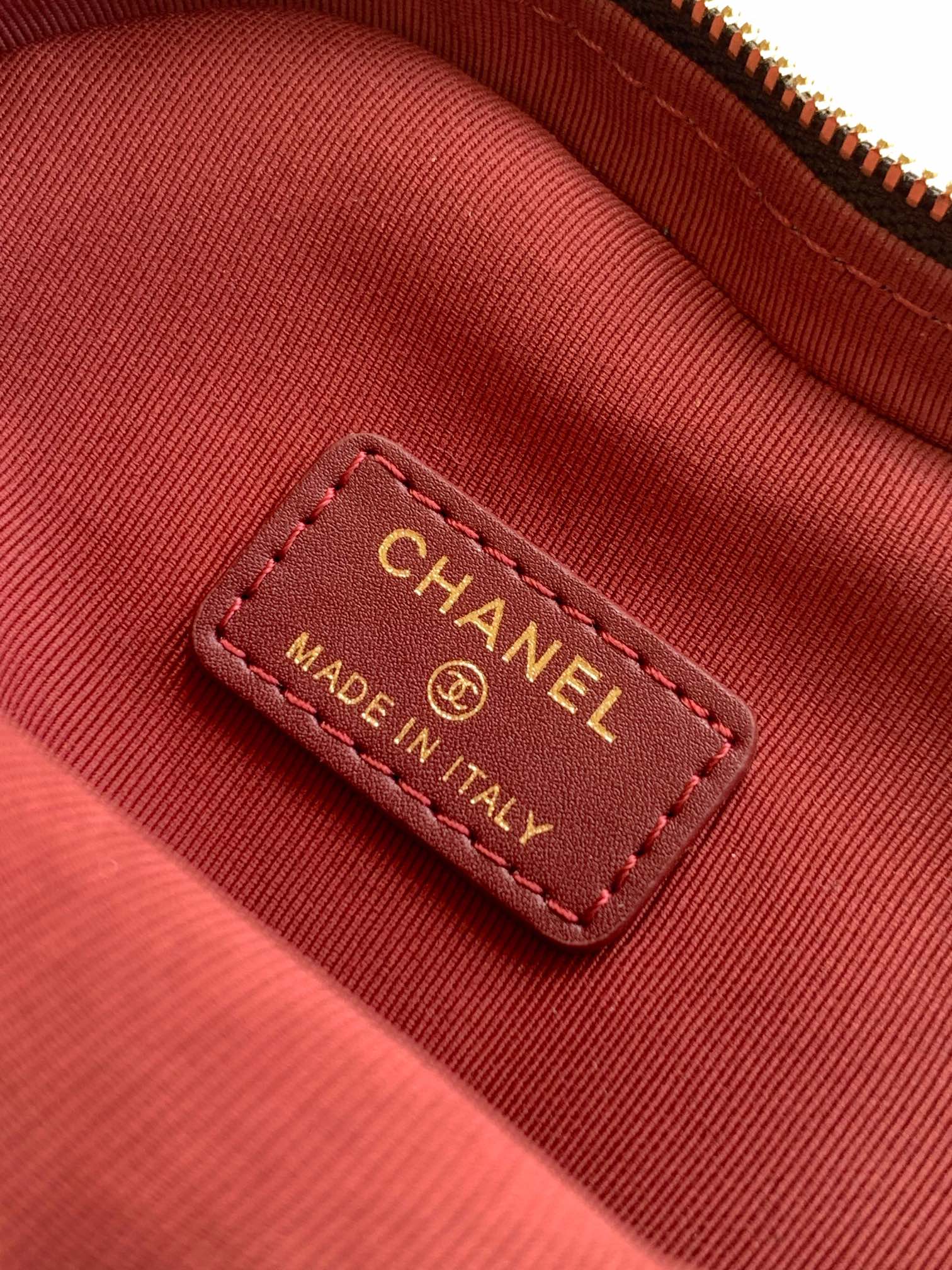 Chanel Clutch Bag Sheepskin Black M-l