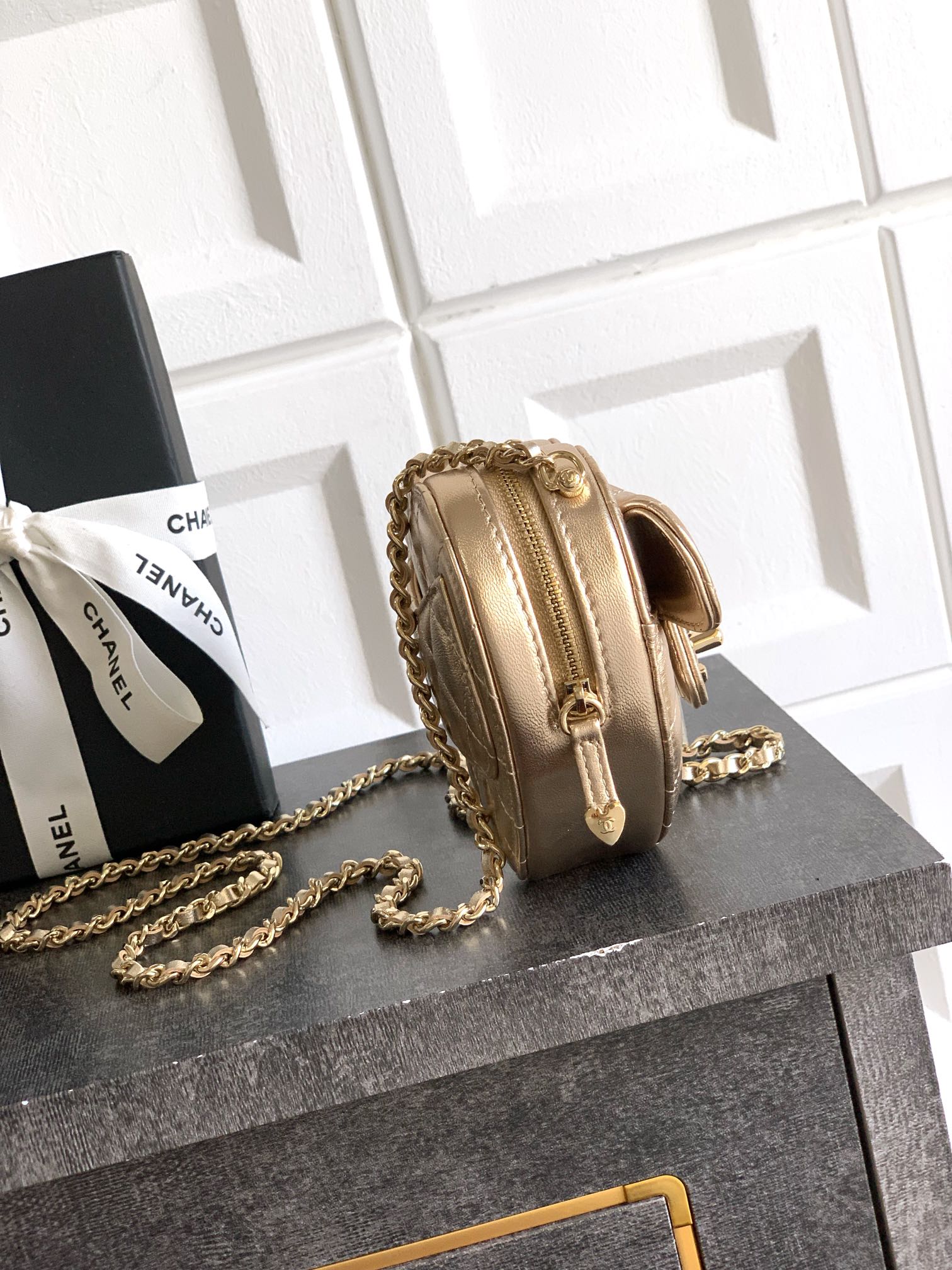 Chanel Clutch Bag Sheepskin M-l