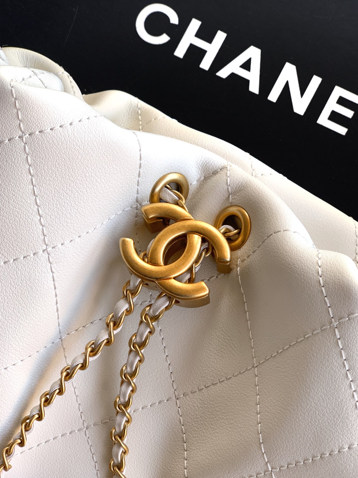 Chanel Male Basic Bag Cow Leather 12cm-l-s