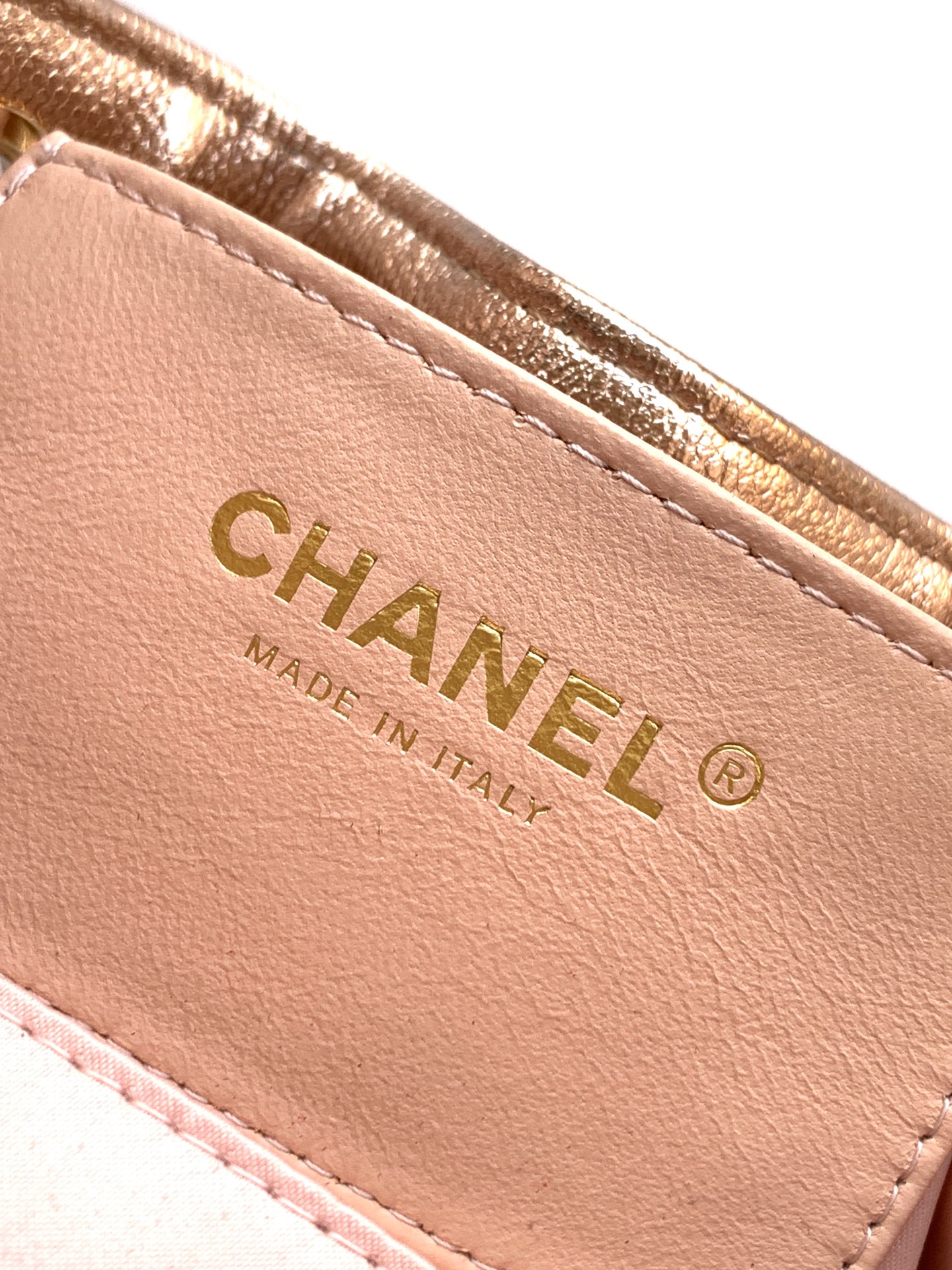 Chanel Bucket Bag Gold 14cm-m-l