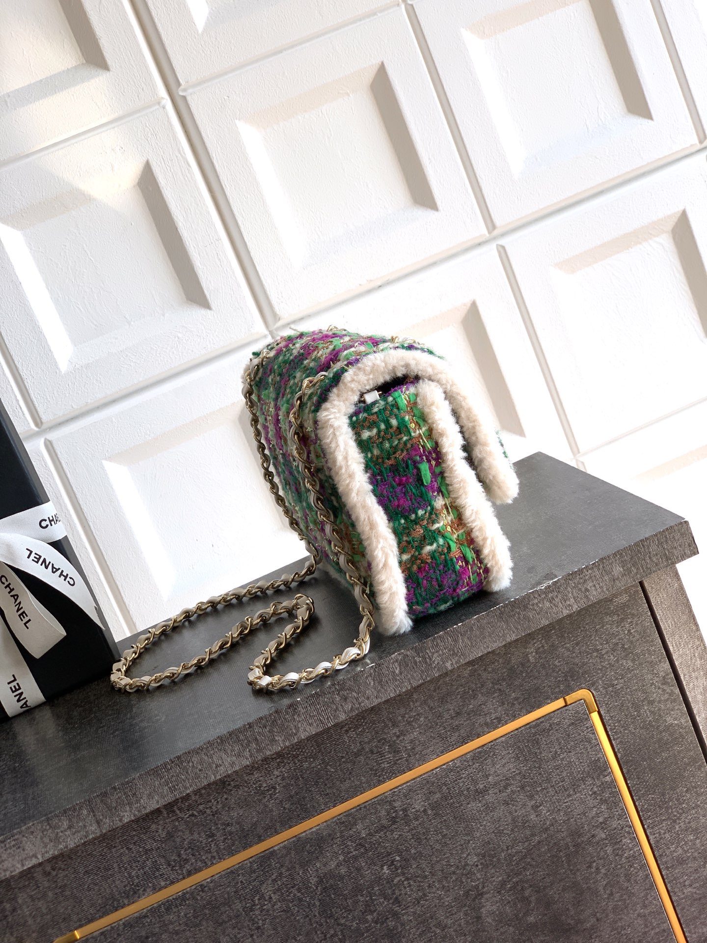 Chanel Female Basic Bag Green 20cm-26cm-l