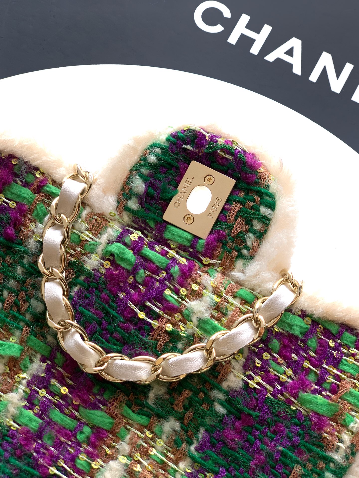 Chanel Female Basic Bag Green 20cm-26cm-m-l