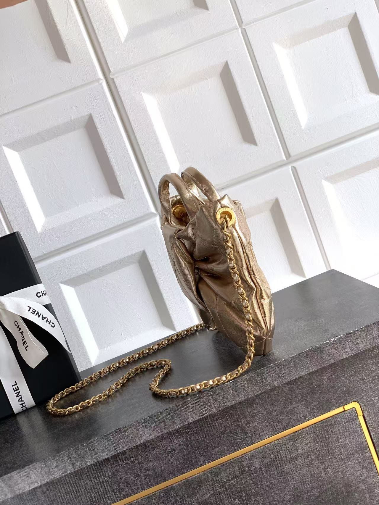 Chanel Female Basic Bag Sheepskin Black Waterproof M-l