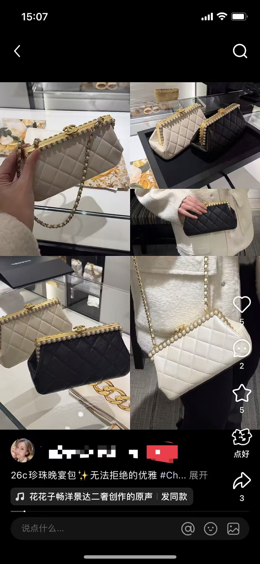 Chanel Clutch Bag M-l
