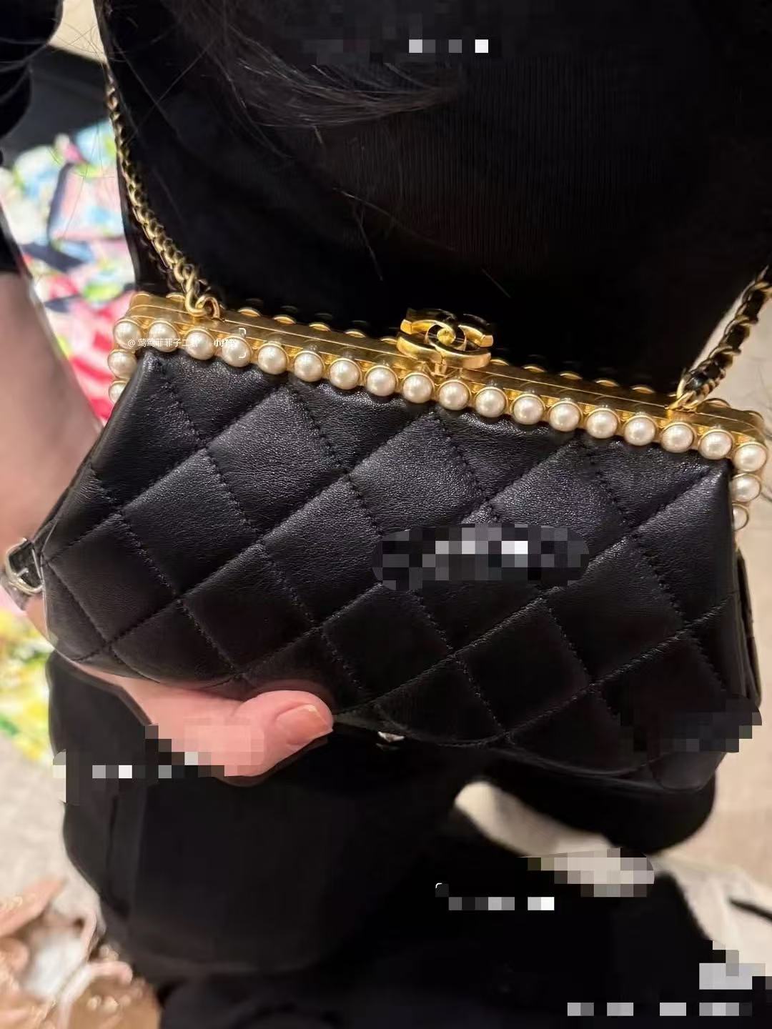 Chanel Clutch Bag Black M-l