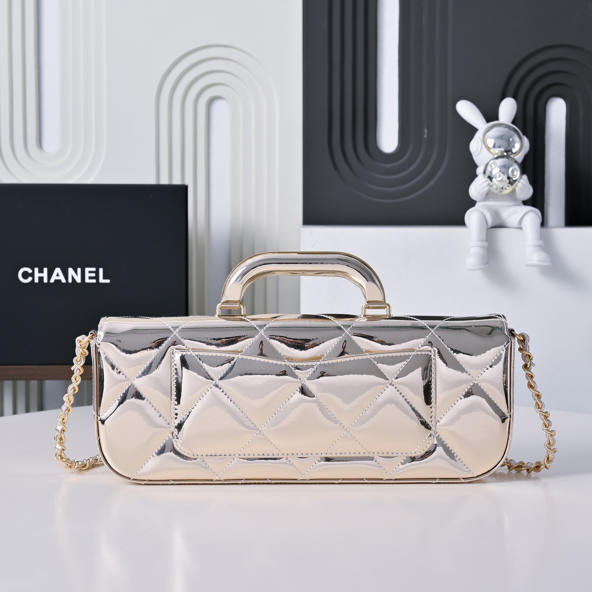 Chanel Clutch Bag Sheepskin M
