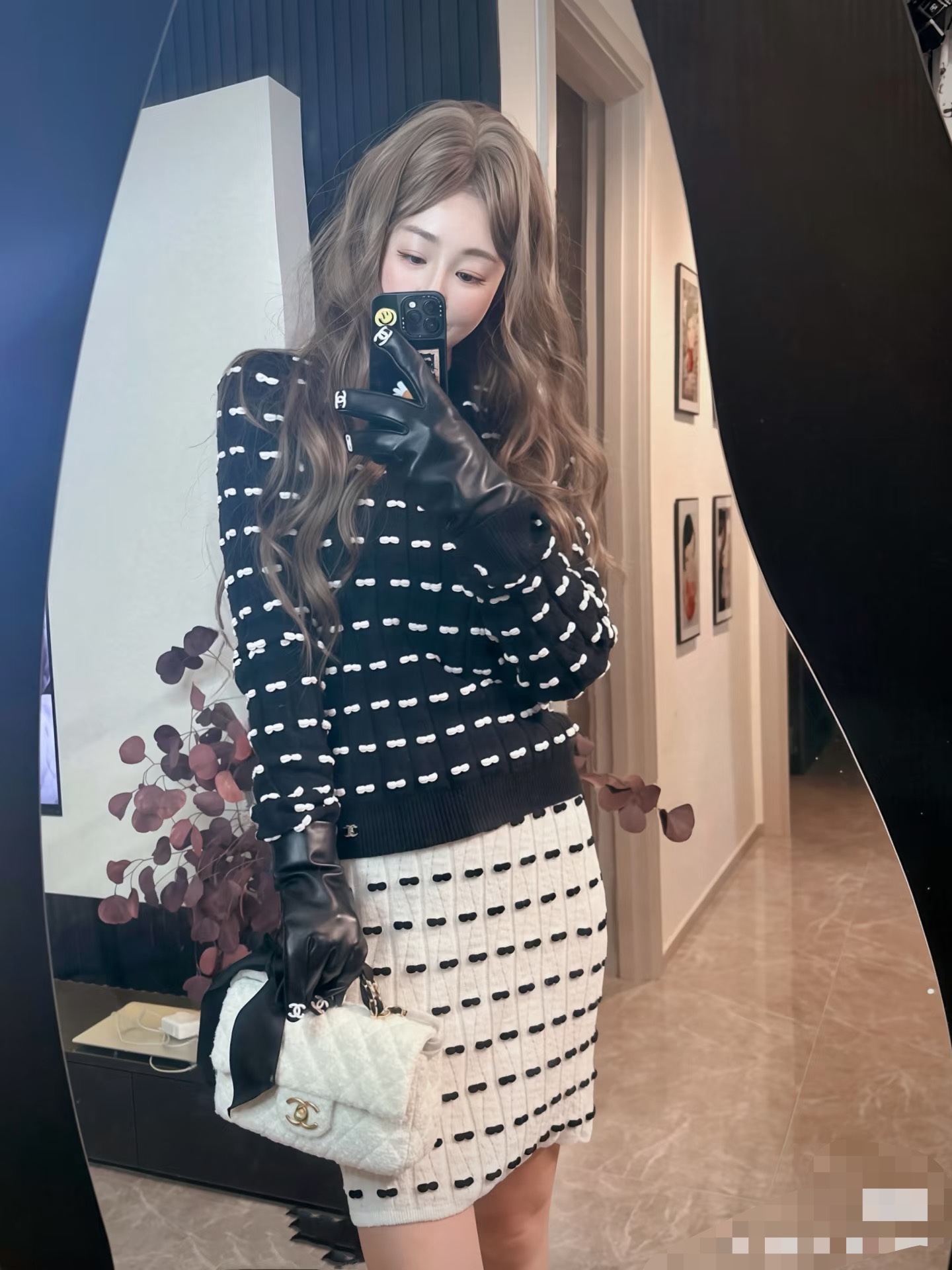 Chanel Clutch Bag Black 20cm-m-l