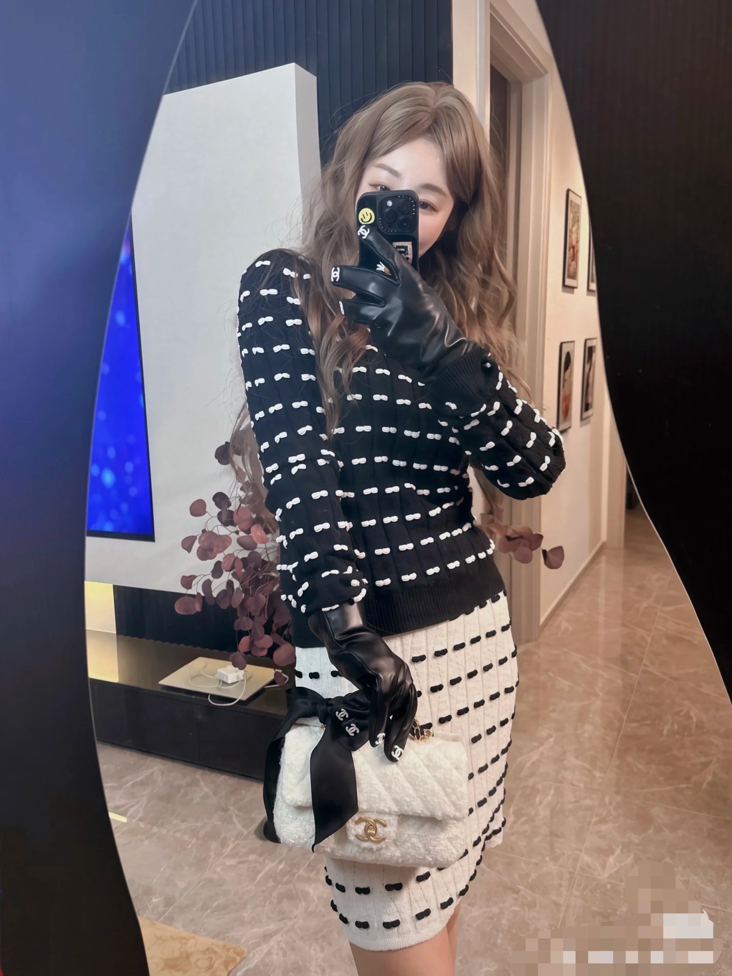 Chanel Clutch Bag Black 20cm-m-l