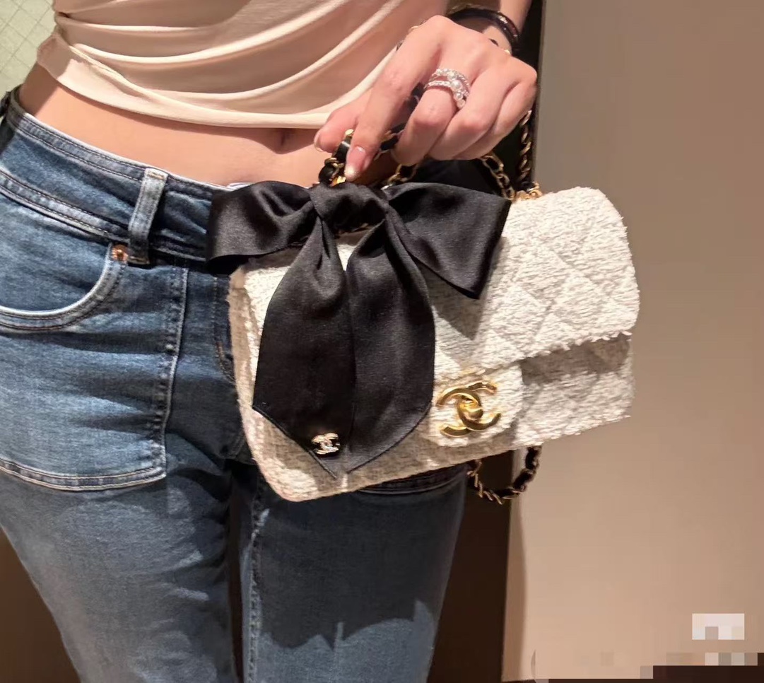 Chanel Clutch Bag Black 20cm-m-l