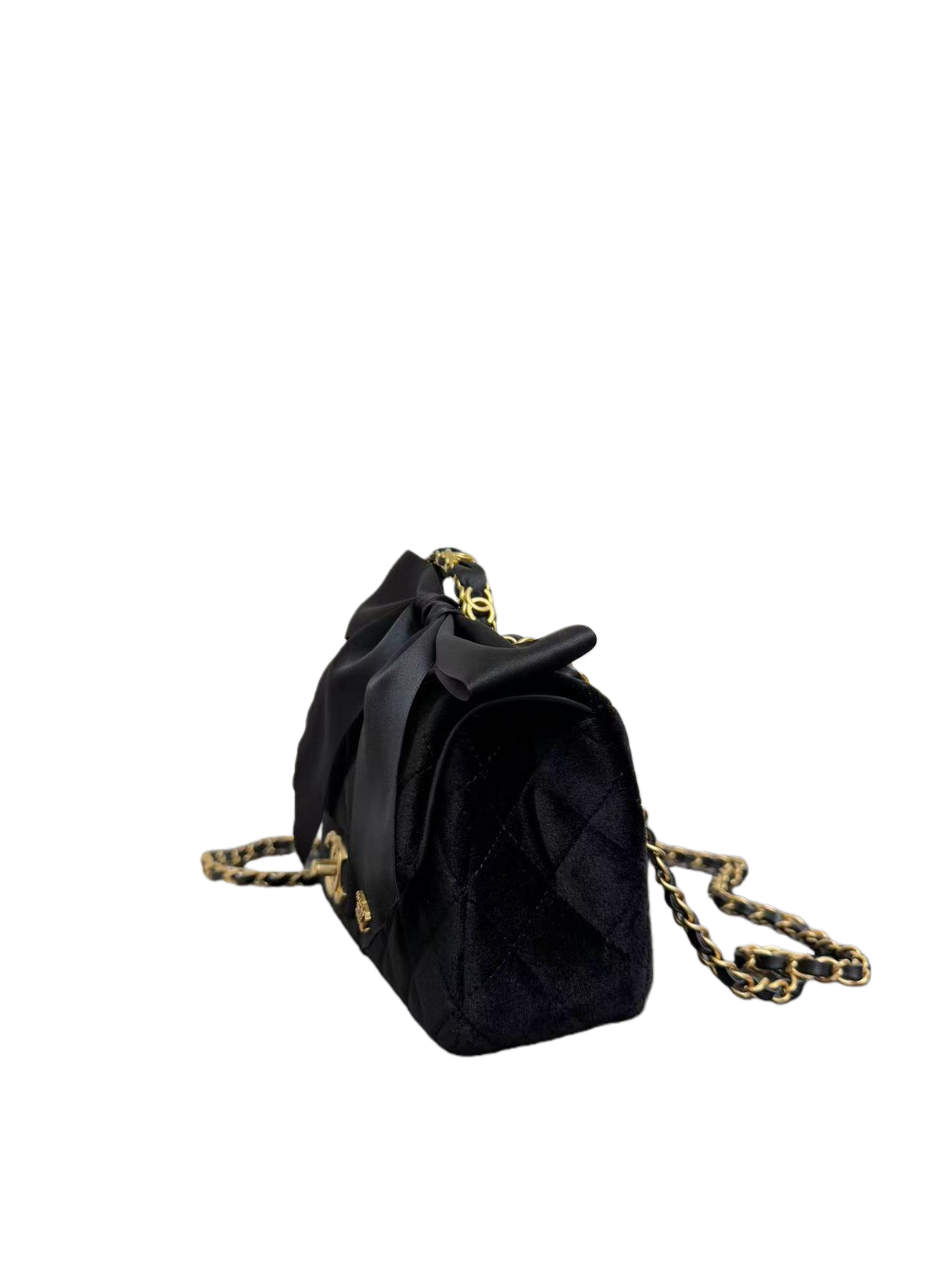 Chanel Clutch Bag Black 20cm-m-l