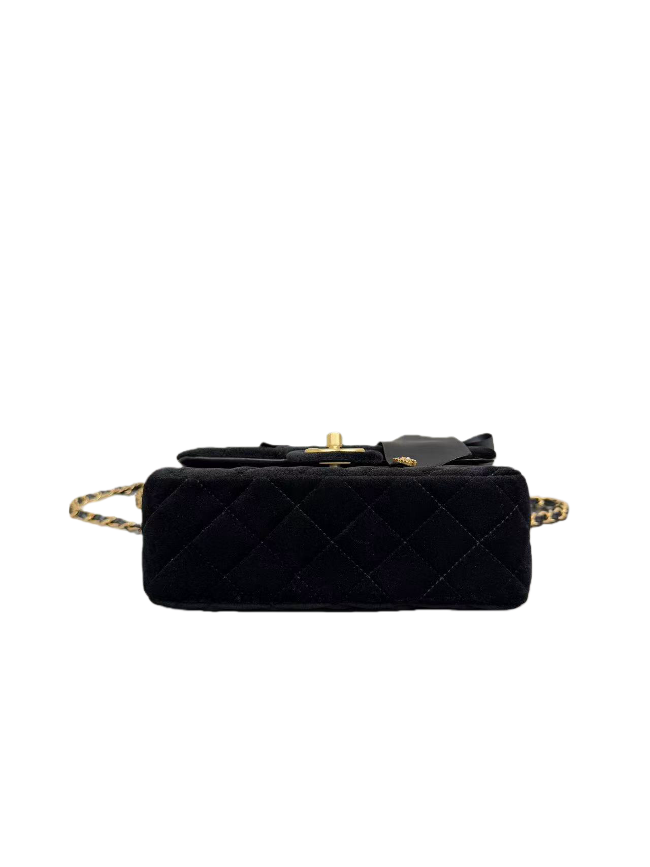 Chanel Clutch Bag Black 20cm-m-l
