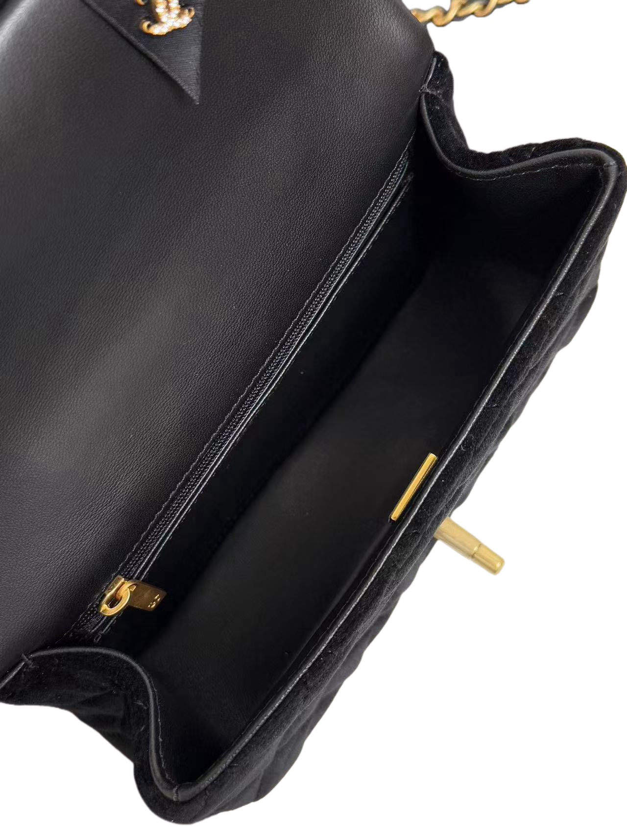 Chanel Clutch Bag Black 20cm-m-l