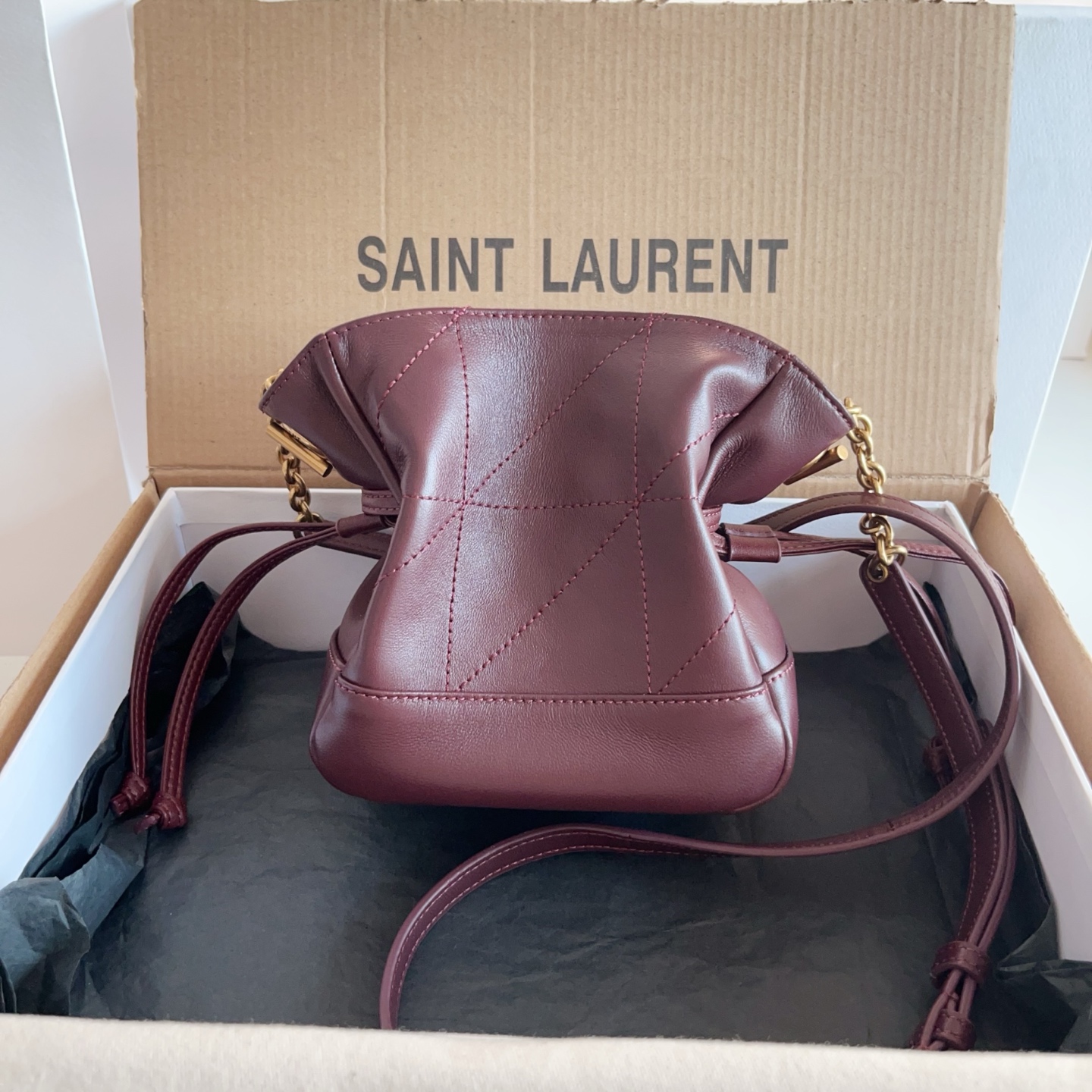 Ysl Tote Bag Sheepskin M-l-s