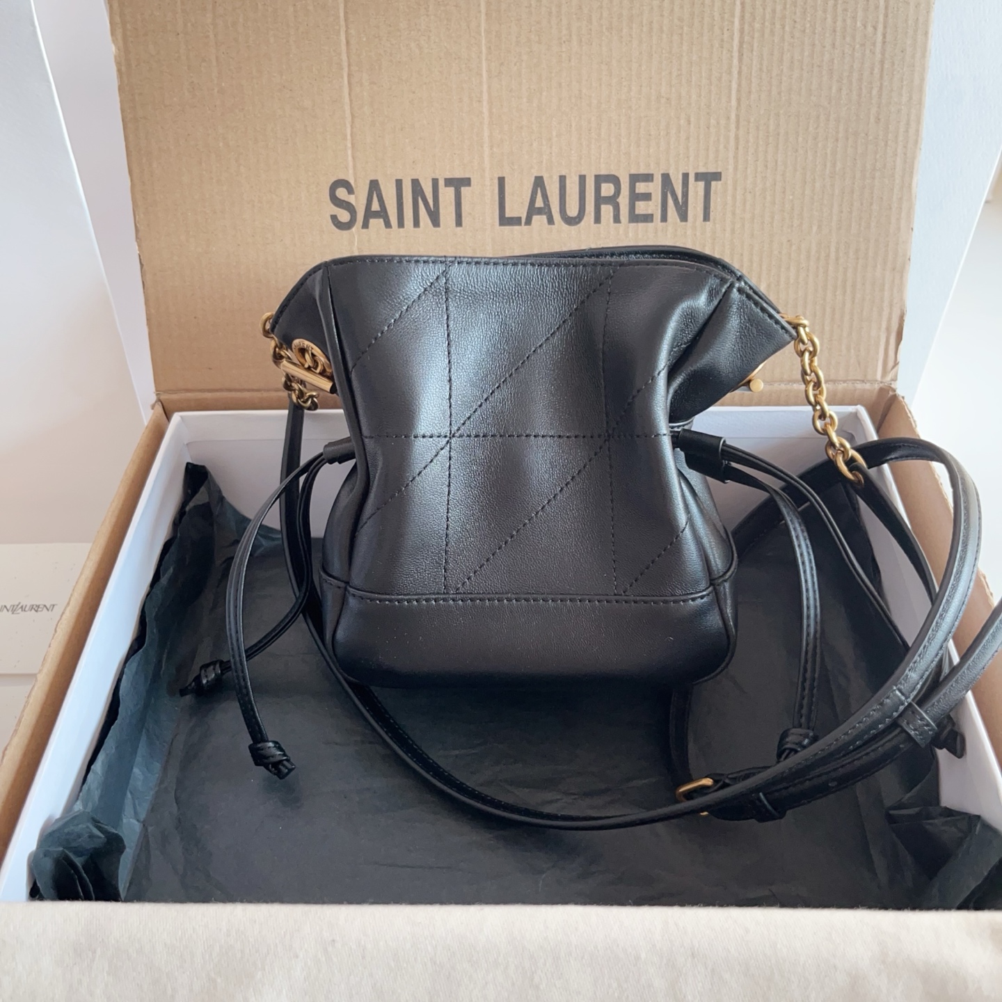 Ysl Tote Bag Sheepskin M-l-s