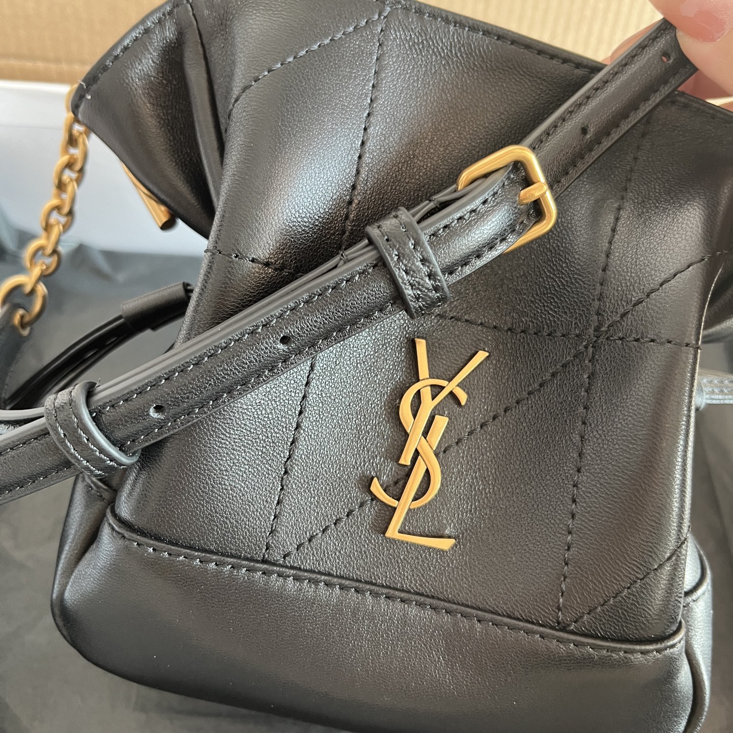 Ysl Tote Bag Sheepskin M-l-s