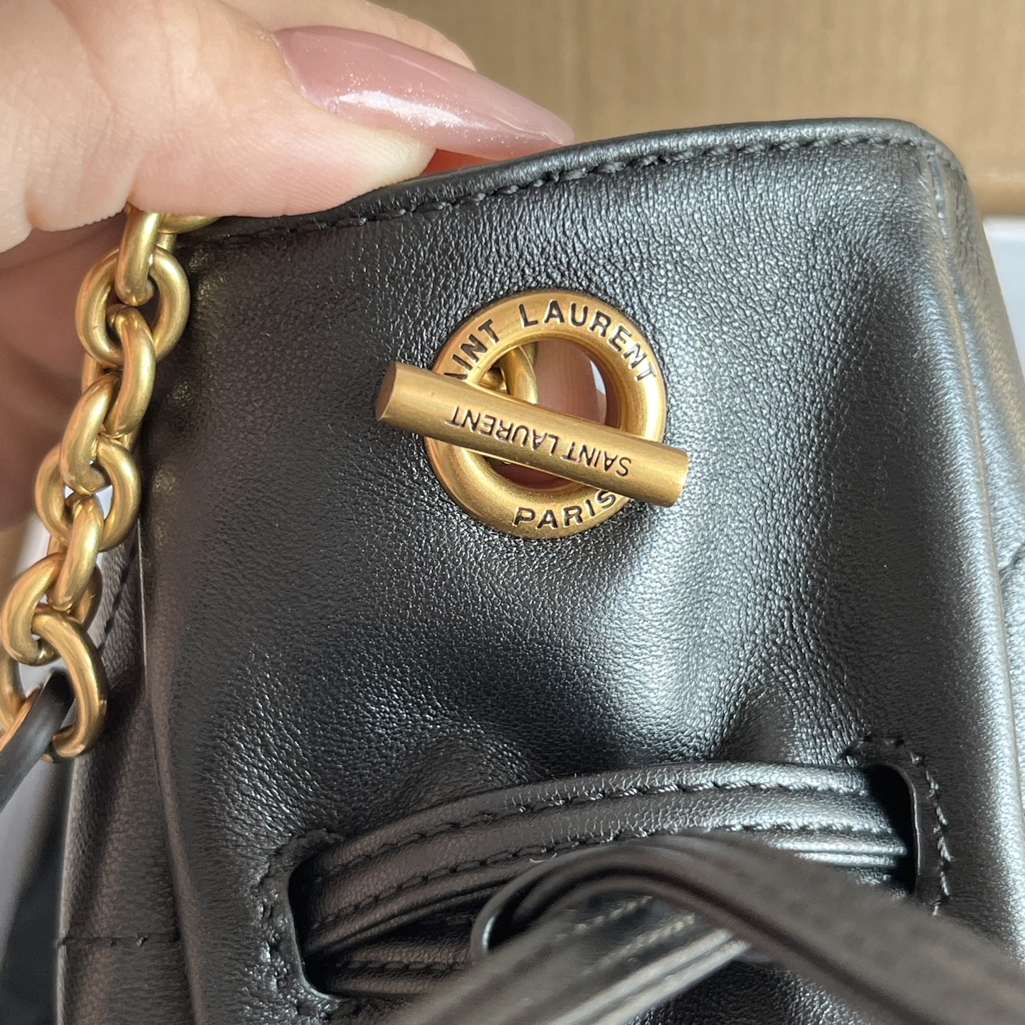 Ysl Tote Bag Sheepskin M-l-s