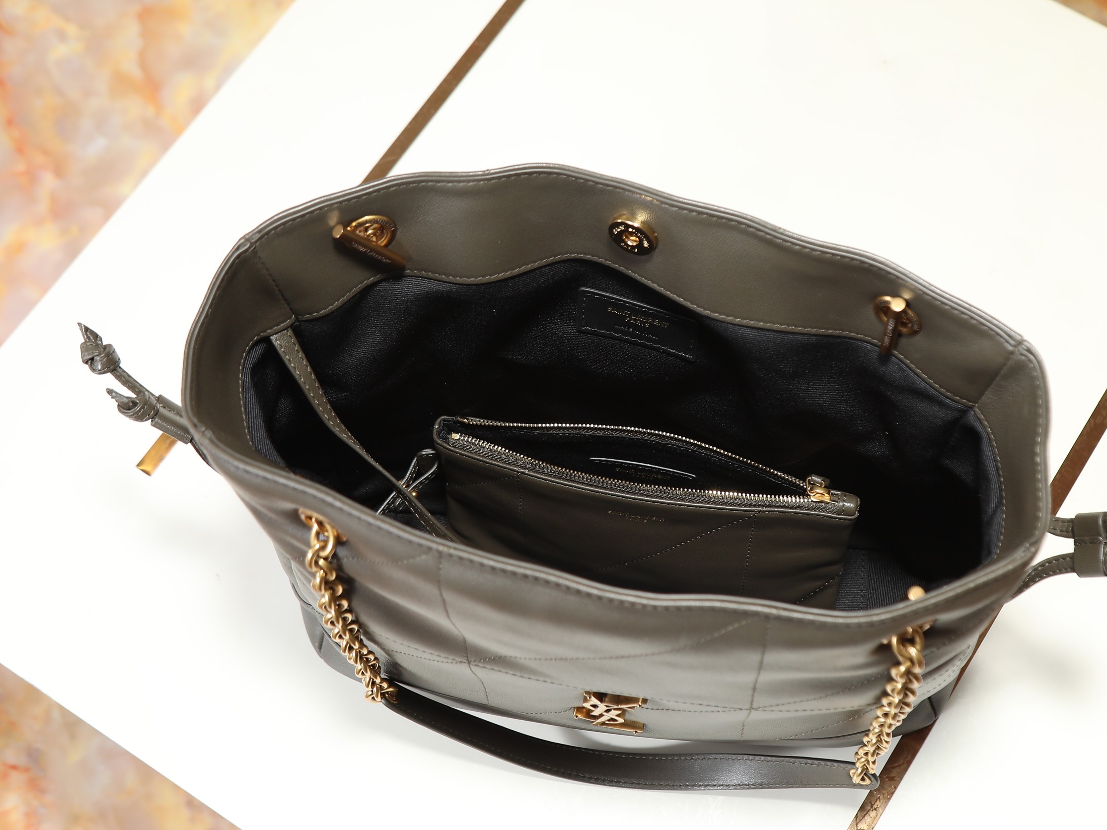 Ysl Tote Bag Sheepskin 11cm-m-l-s