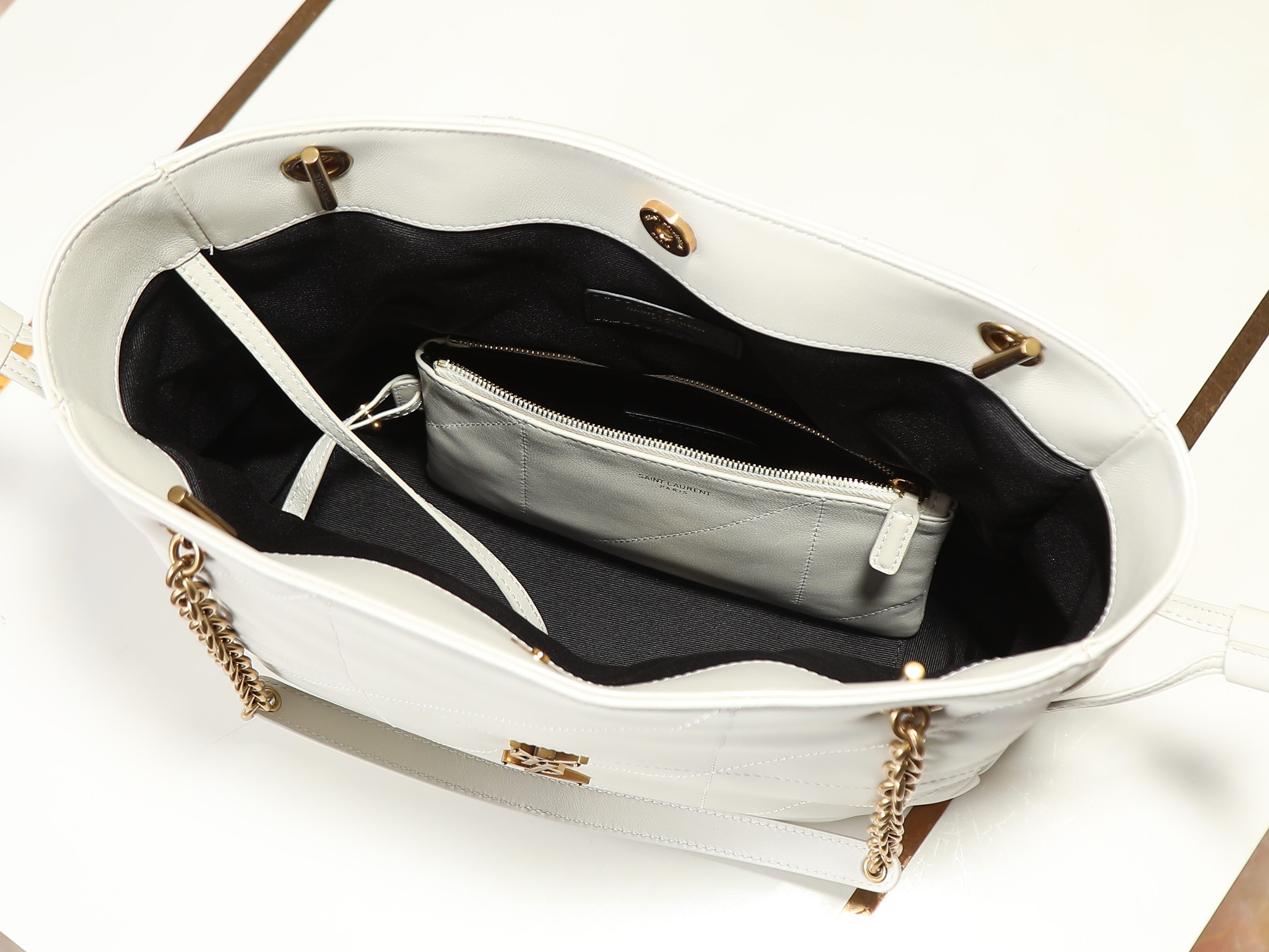 Ysl Tote Bag Sheepskin 11cm-m-l-s