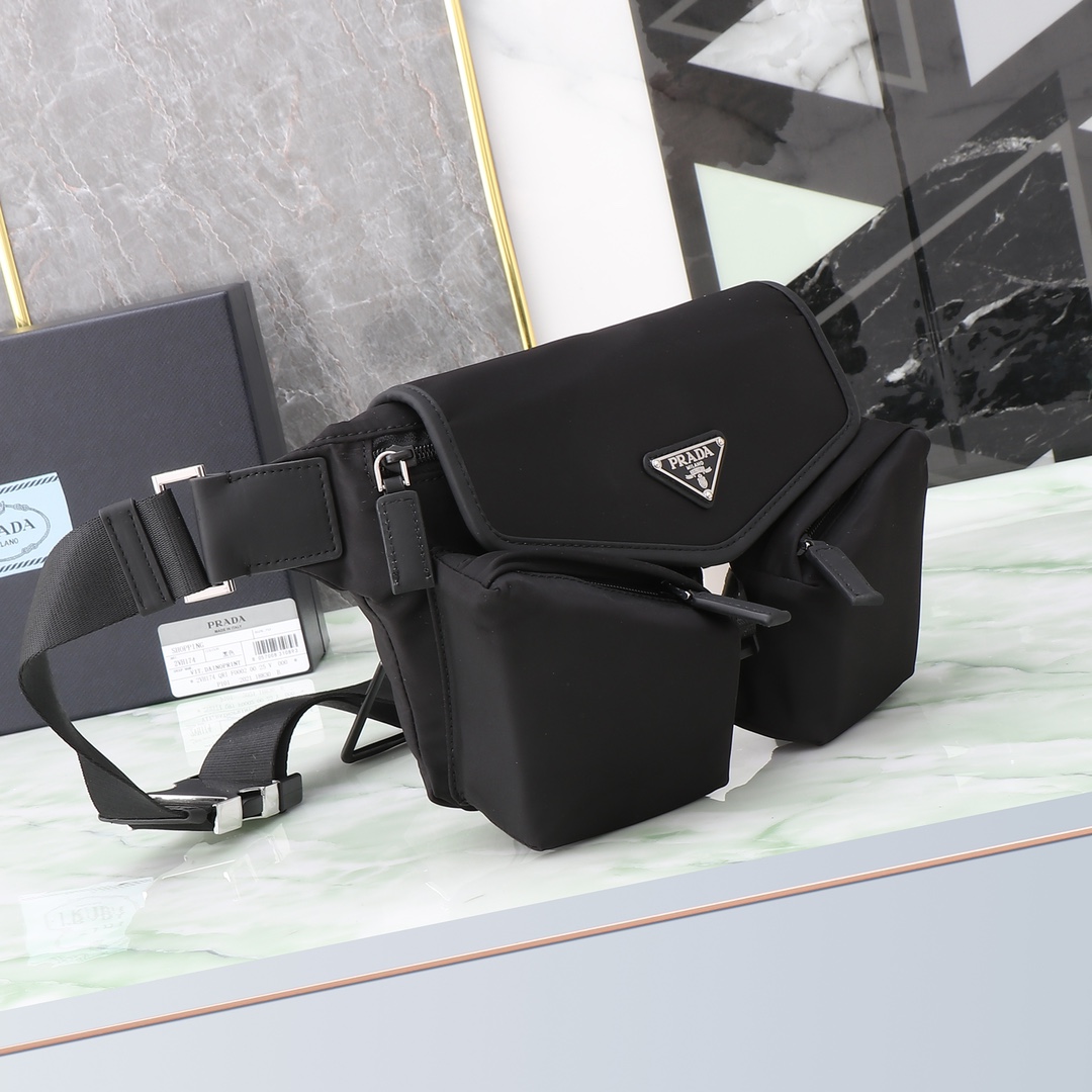 Prada Shoulder Bag Nylon 18cm-24cm-m-l