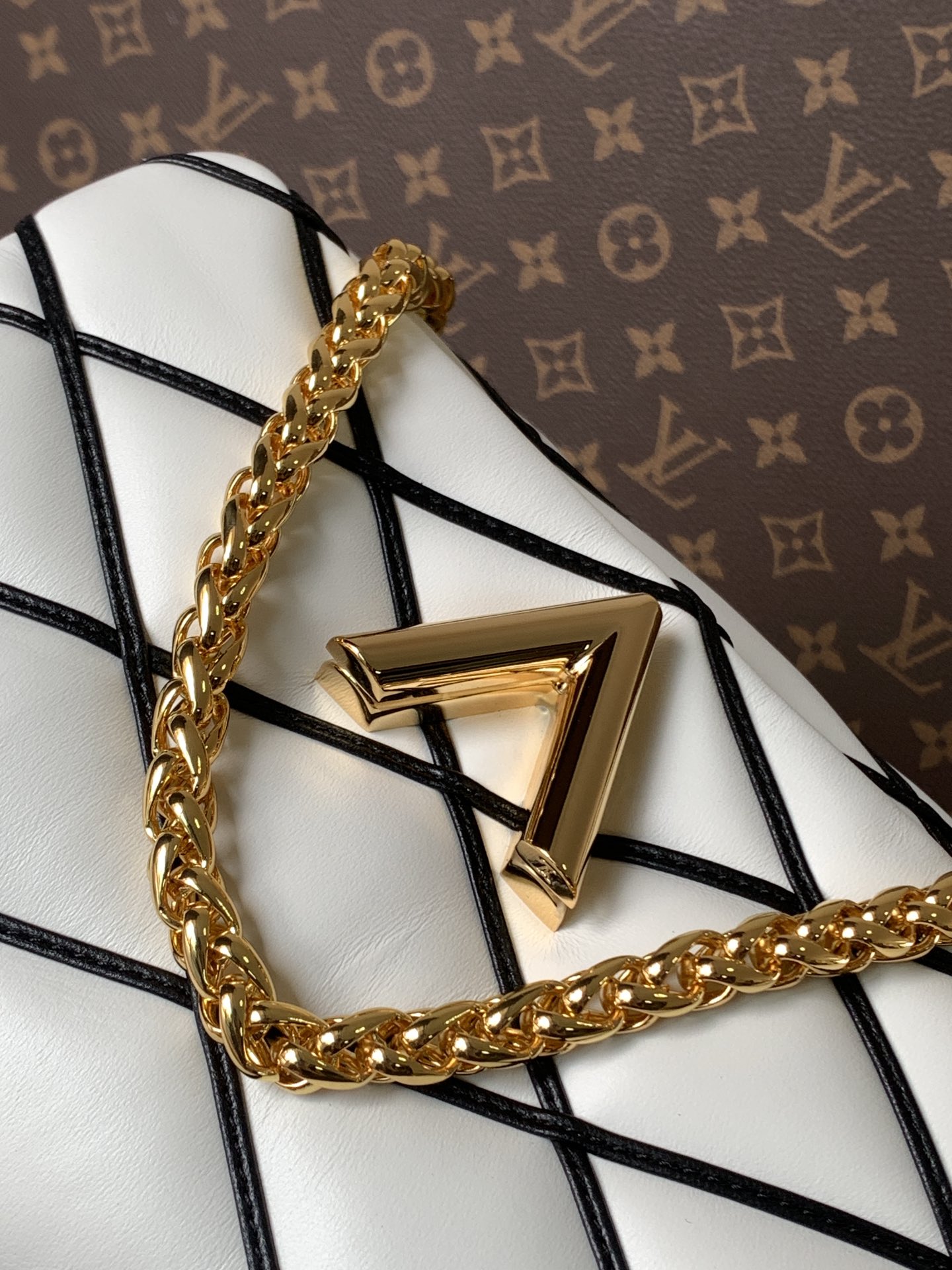 Louis Vuitton Basic Bag Sheepskin Black M-10cm-s