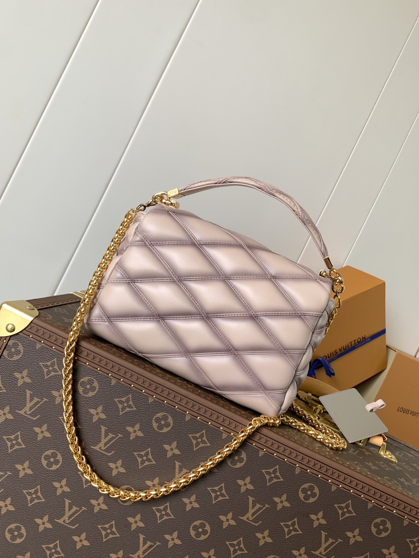 Louis Vuitton Basic Bag Sheepskin Black M-10cm-s