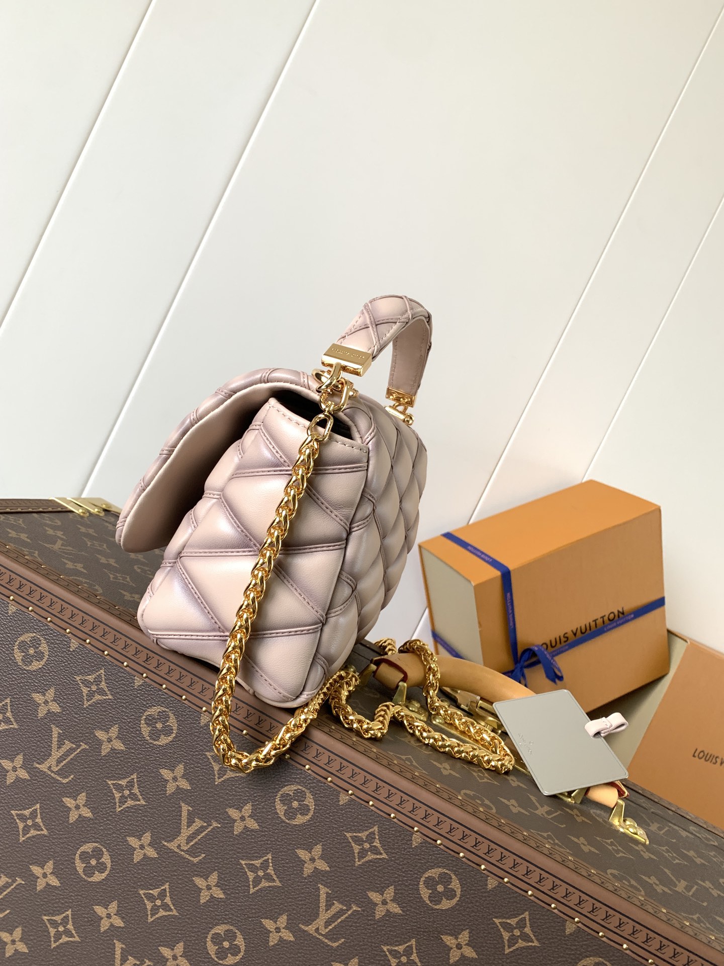 Louis Vuitton Basic Bag Sheepskin Black M-10cm-s