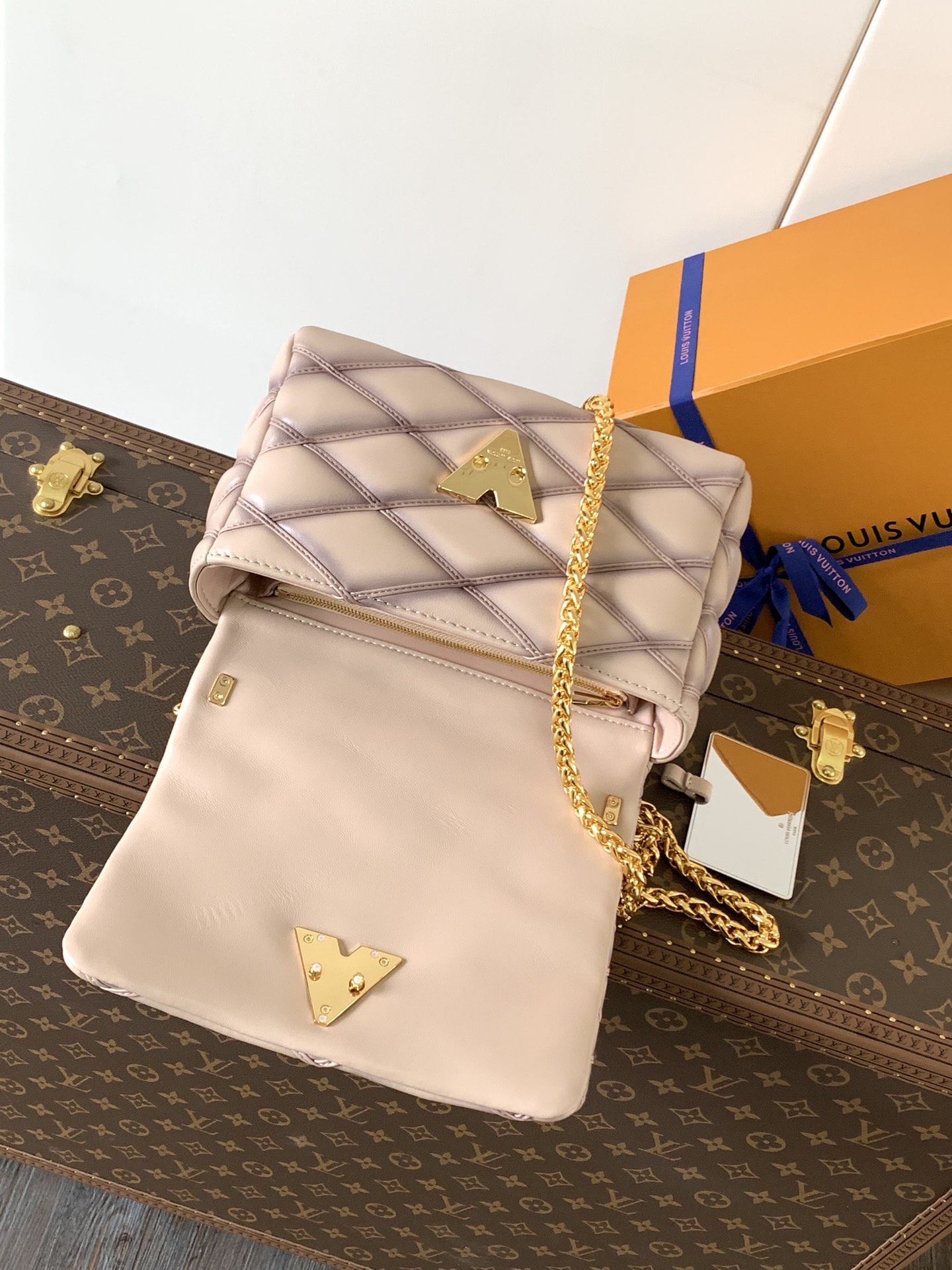 Louis Vuitton Basic Bag Sheepskin Black M-10cm-s