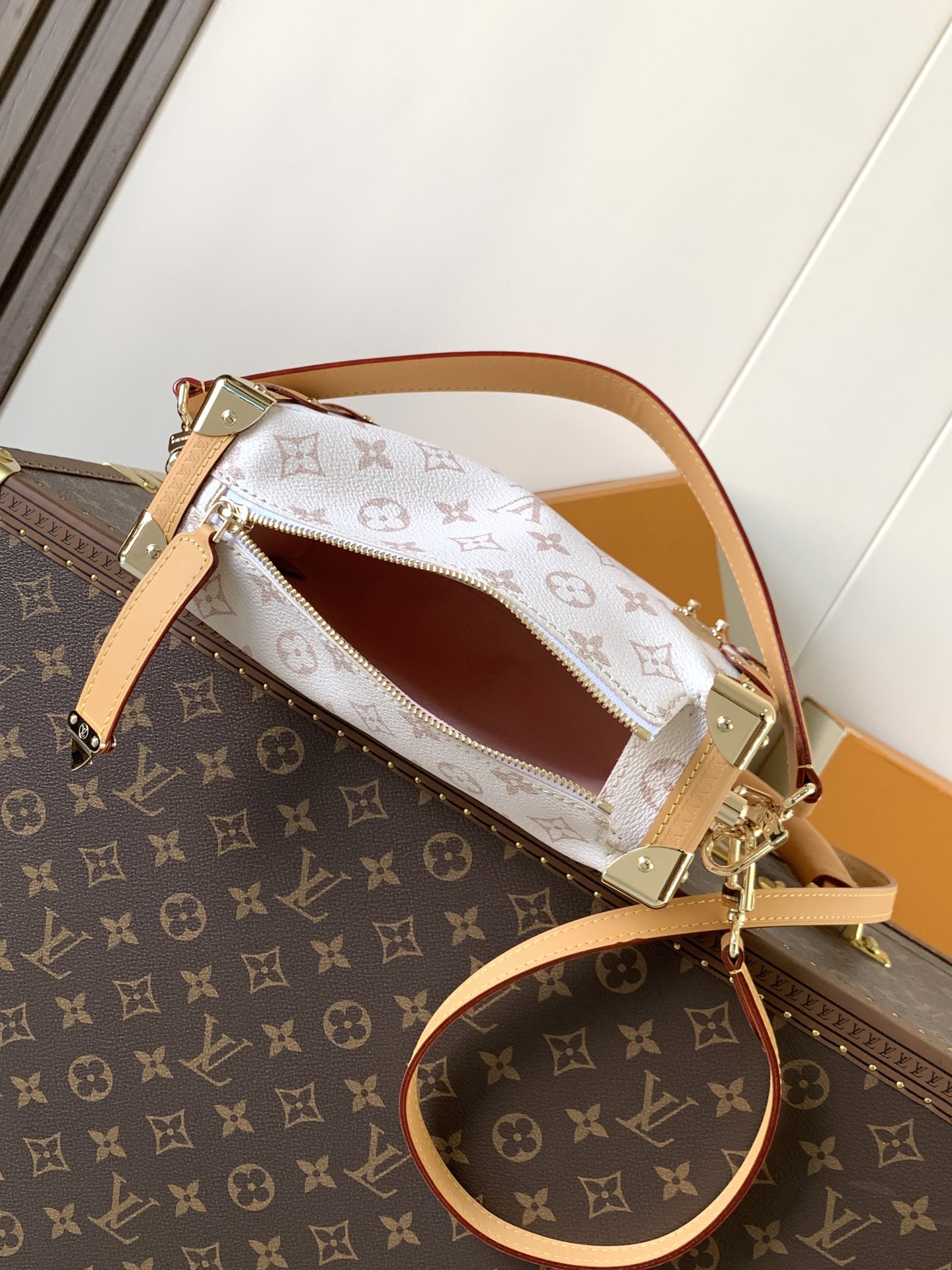 Louis Vuitton Basic Bag Cow Leather M-l-s