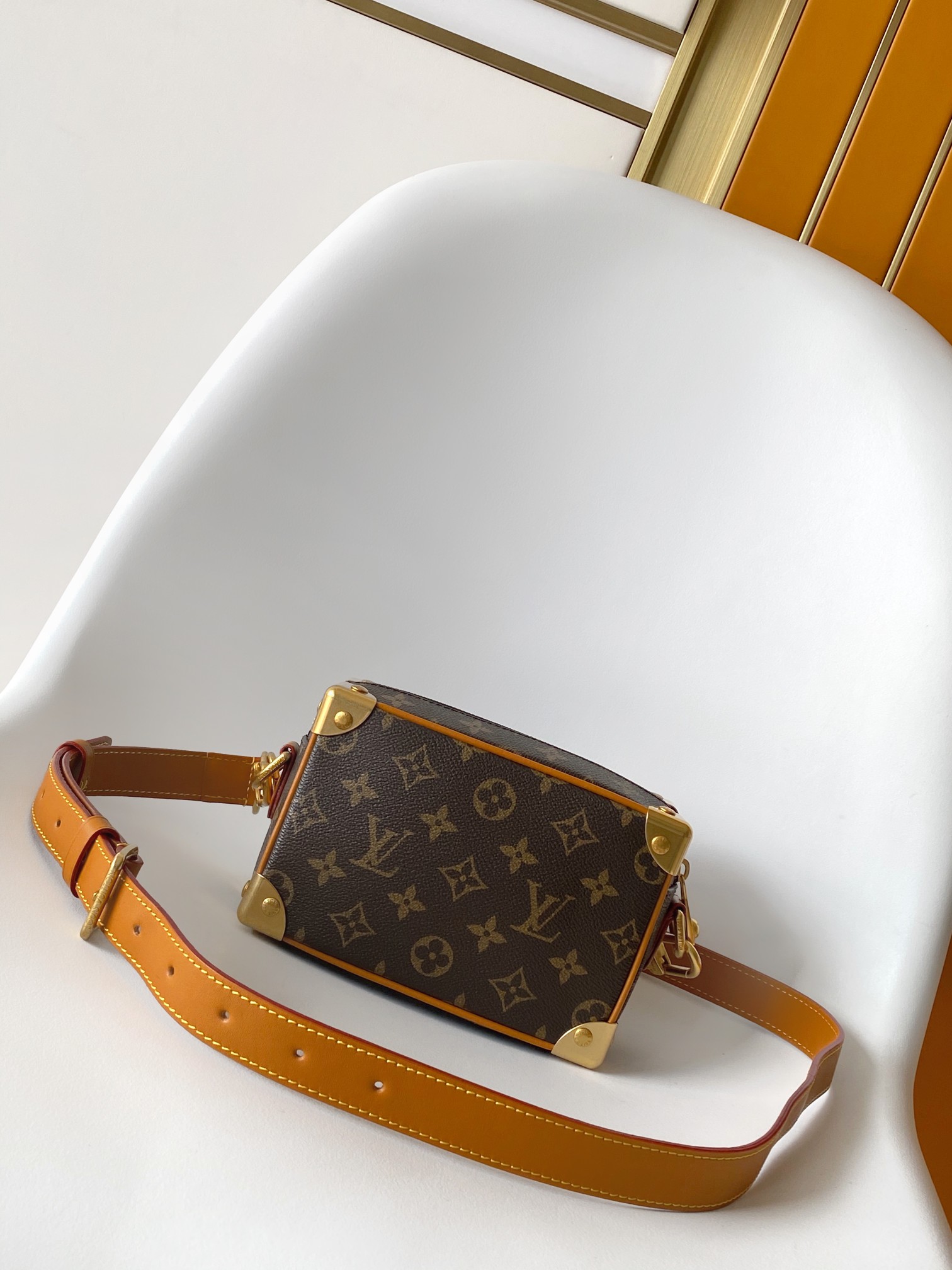 Louis Vuitton Basic Bag Cow Leather M-l-s