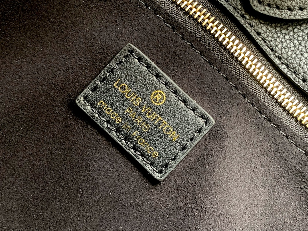 Louis Vuitton Basic Bag Cow Leather Black M-s