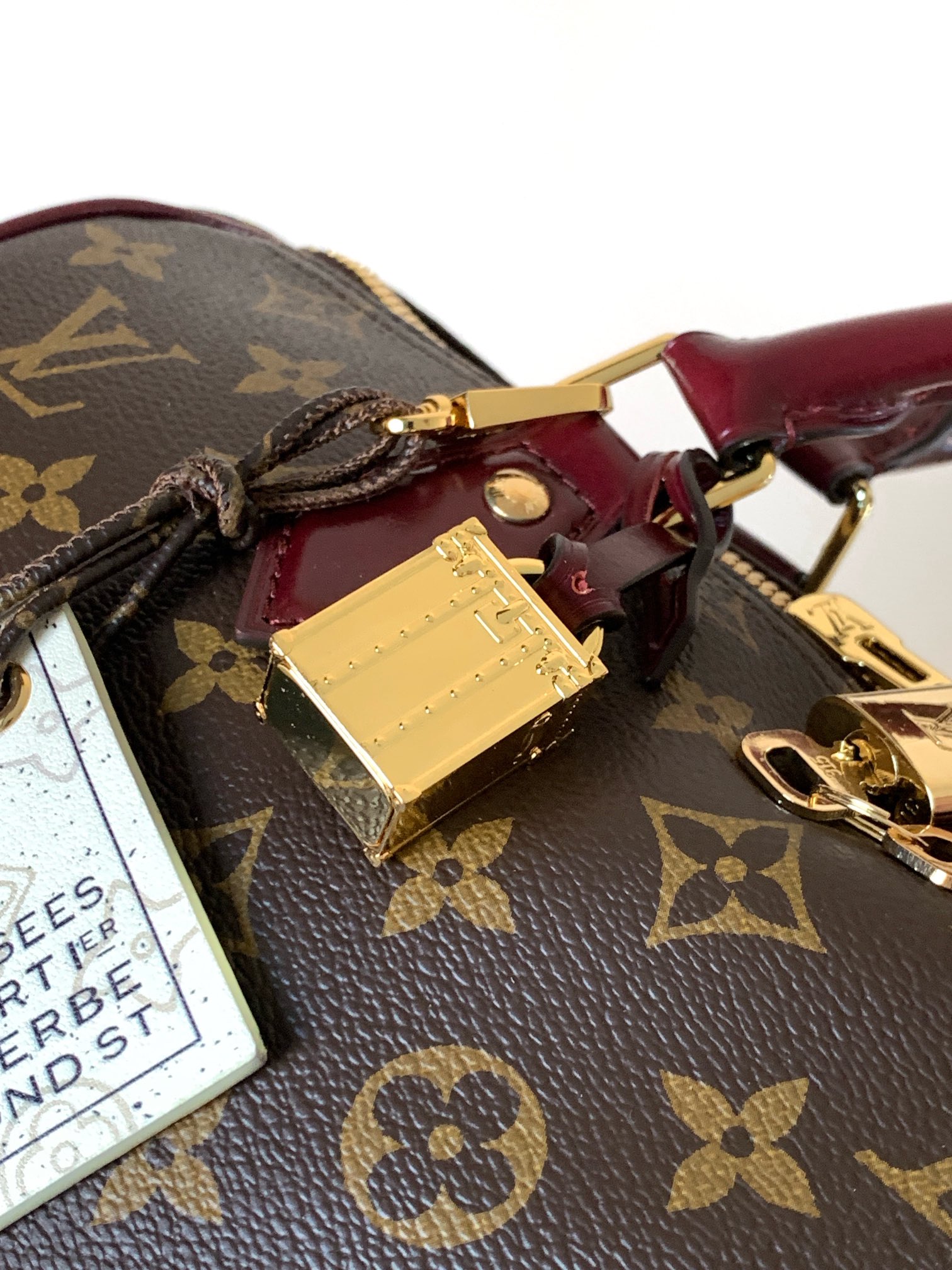 Louis Vuitton Basic Bag Cow Leather Gold M-l-s