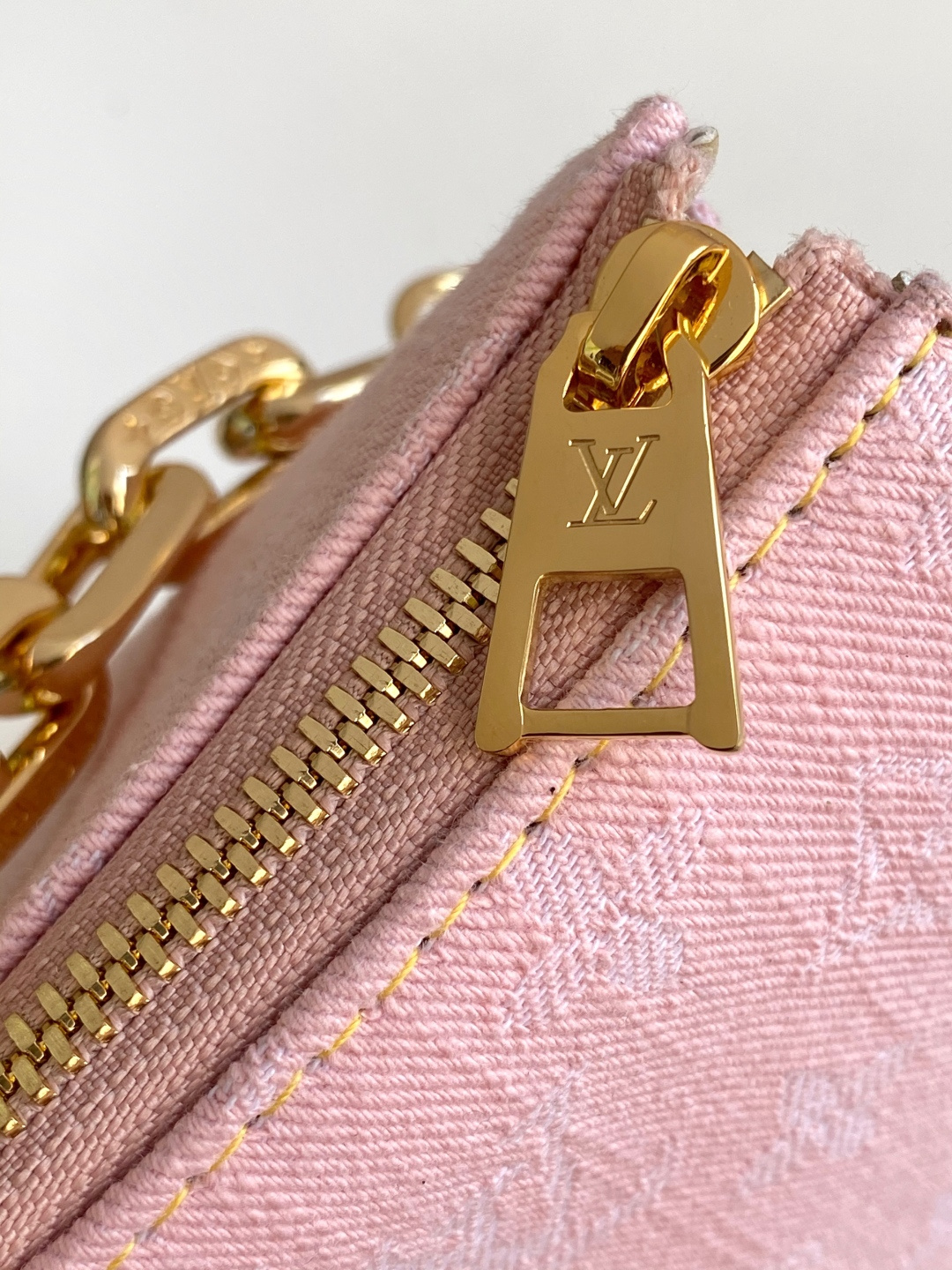 Louis Vuitton Basic Bag Cow Leather Blue M-s