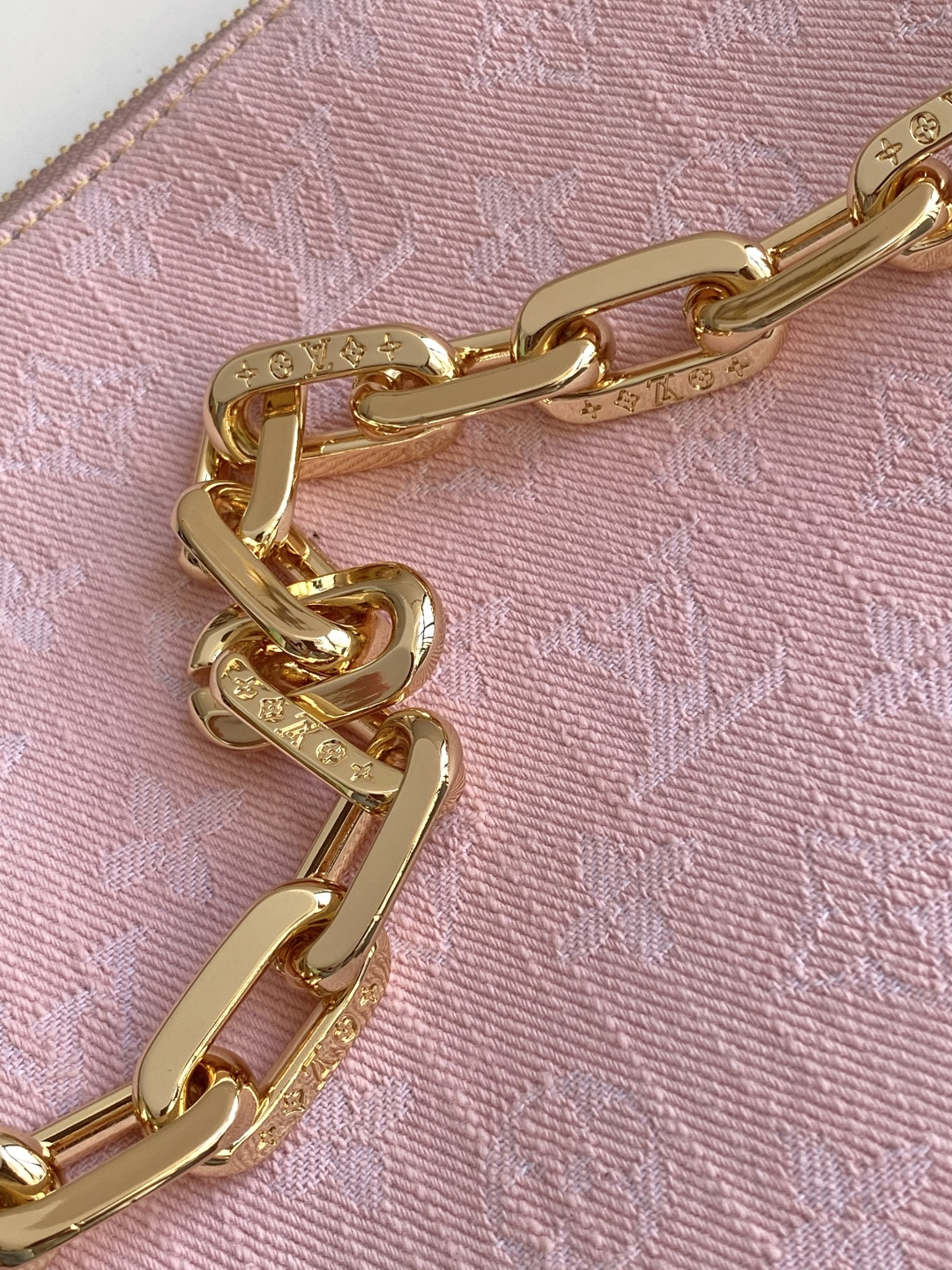 Louis Vuitton Basic Bag Cow Leather Blue M-s