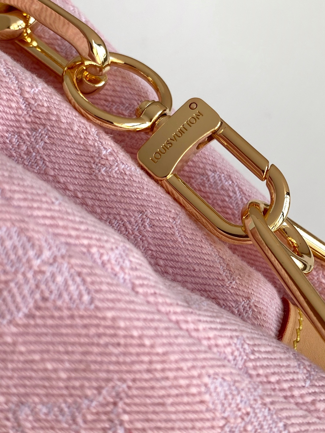 Louis Vuitton Basic Bag Cow Leather Blue M-s