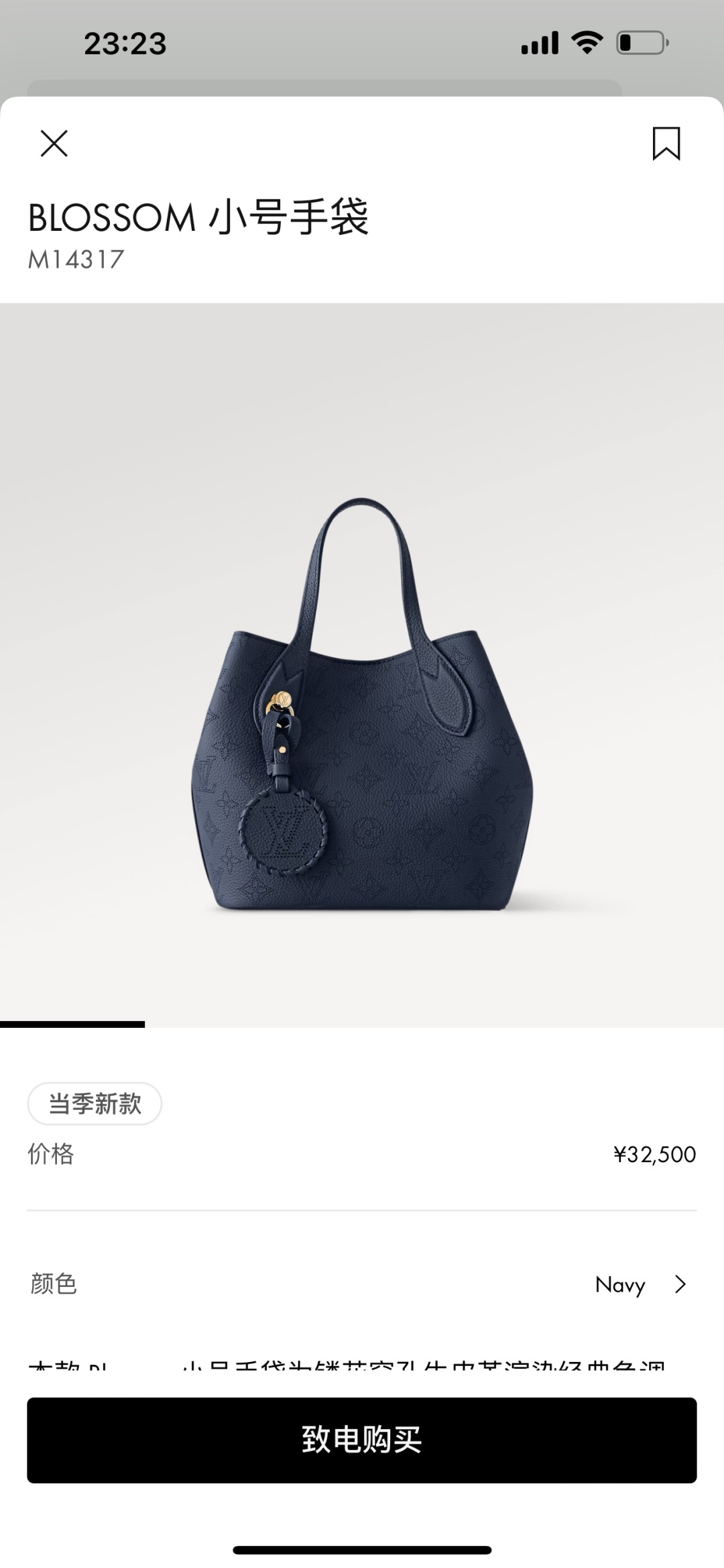 Louis Vuitton Basic Bag Cow Leather Black M-l-s