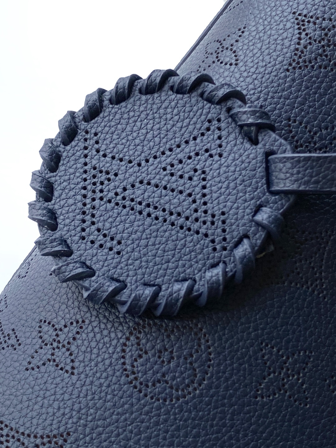 Louis Vuitton Basic Bag Cow Leather Black M-l-s