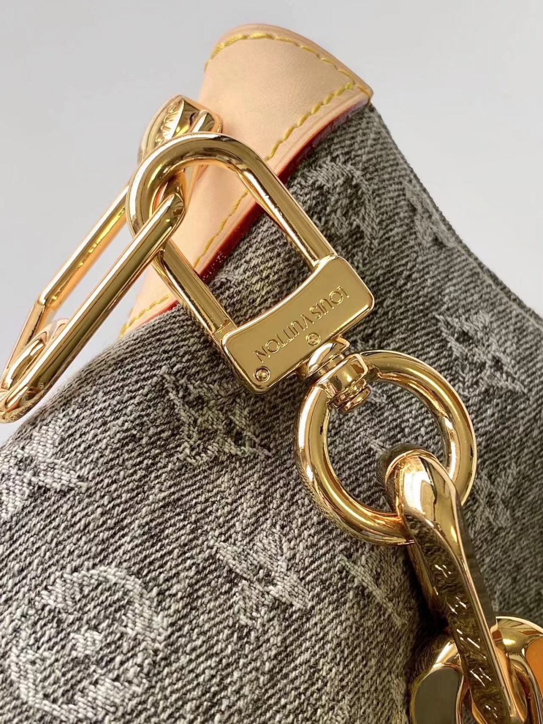 Louis Vuitton Basic Bag Cow Leather Black M-s