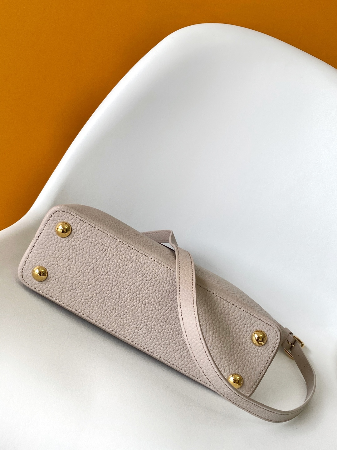 Louis Vuitton Basic Bag Cow Leather Brown M-l-s