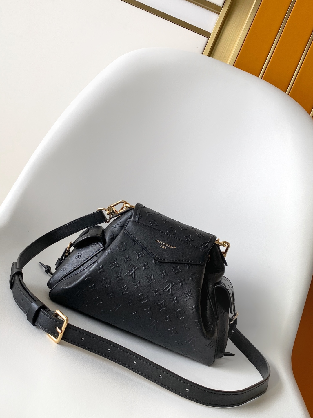 Louis Vuitton Basic Bag Cow Leather M-l-s