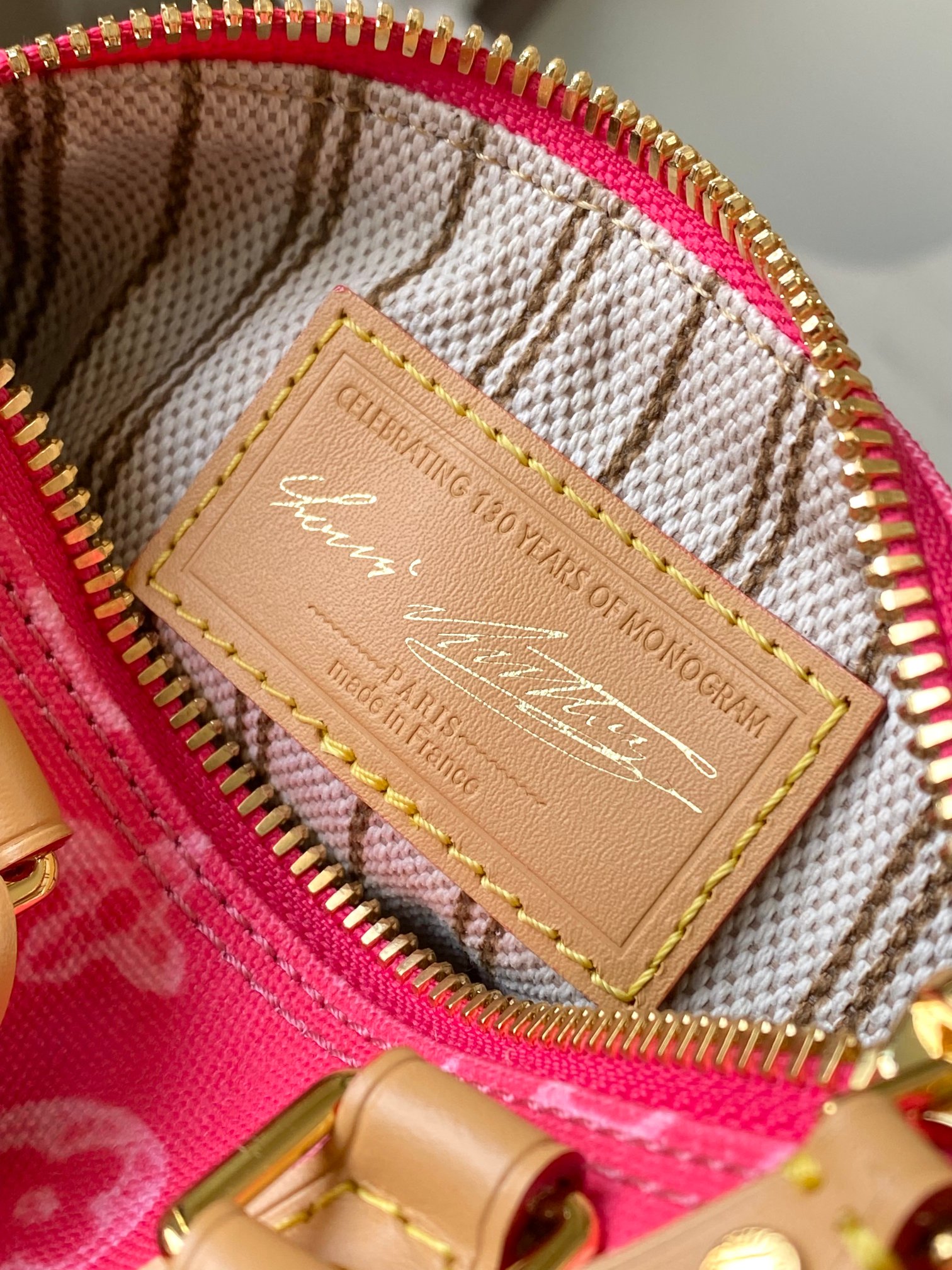 Louis Vuitton Basic Bag Canvas Gold M-s