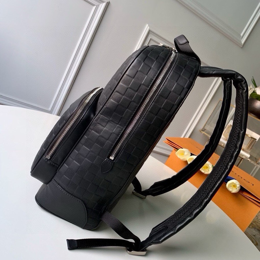 Ysl Backpack Cow Leather Silver M-l-s