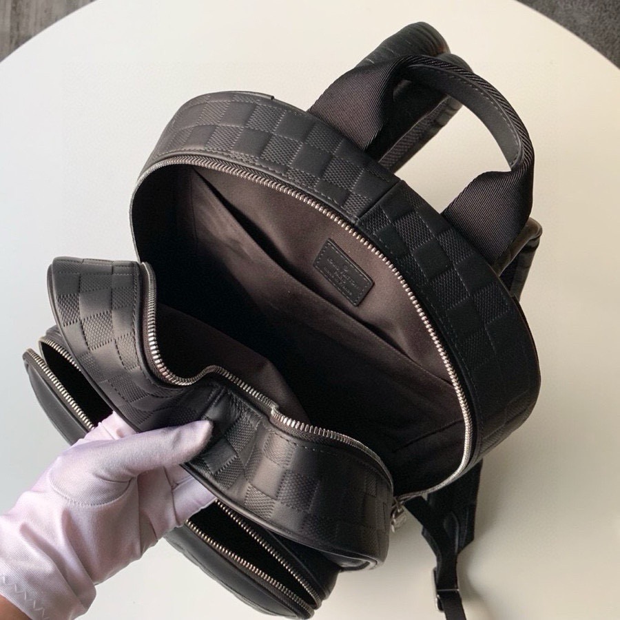 Ysl Backpack Cow Leather Silver M-l-s