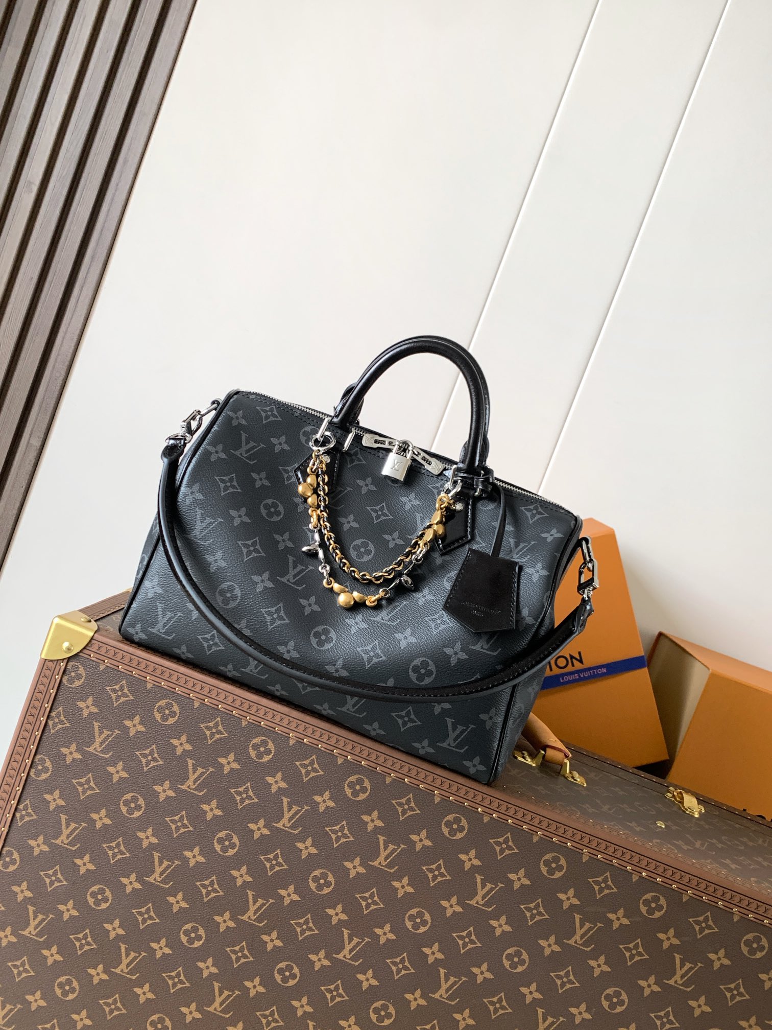 Louis Vuitton Basic Bag Cow Leather M-l-s