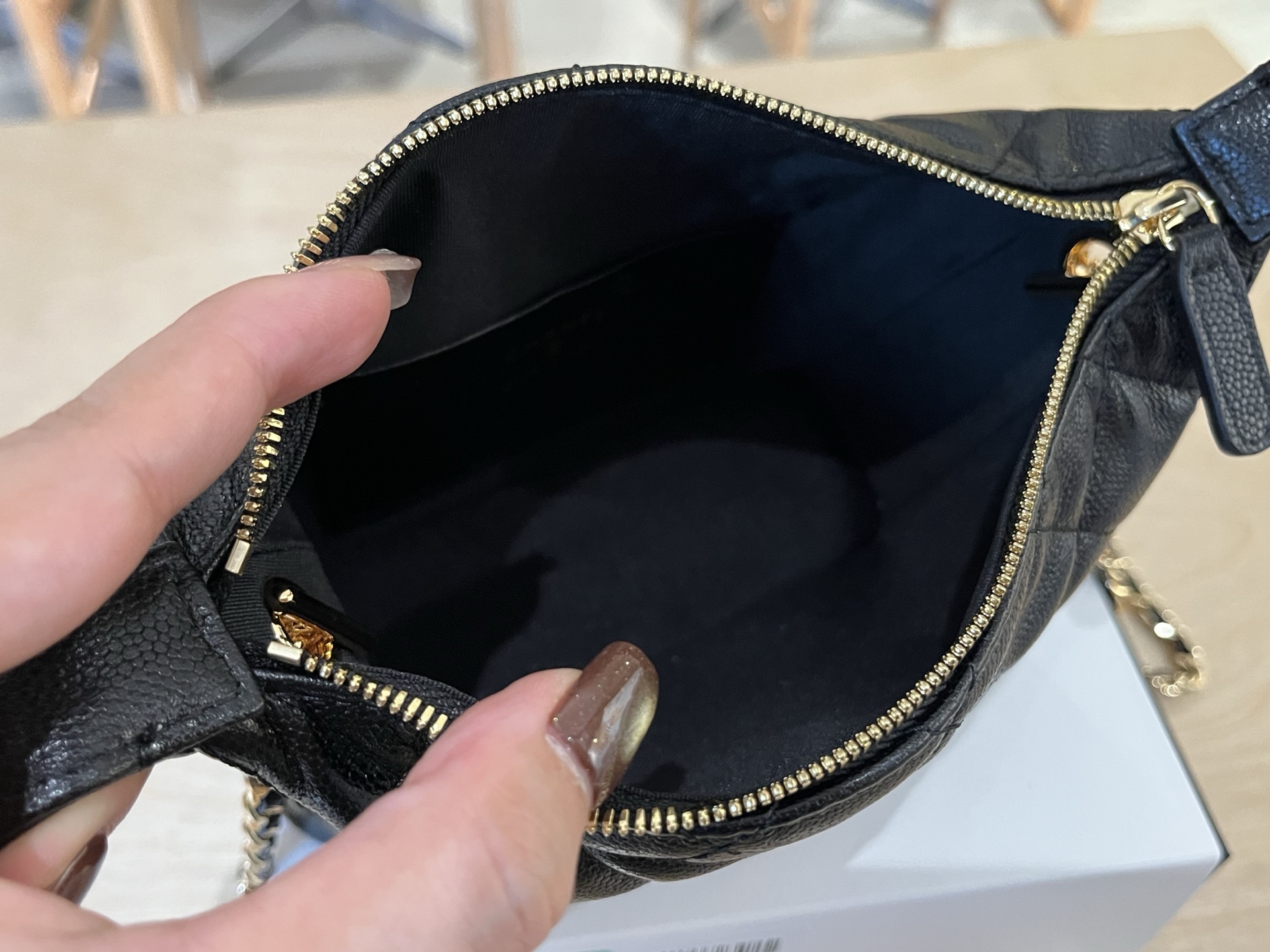 Chanel Basic Bag Cow Leather M-l