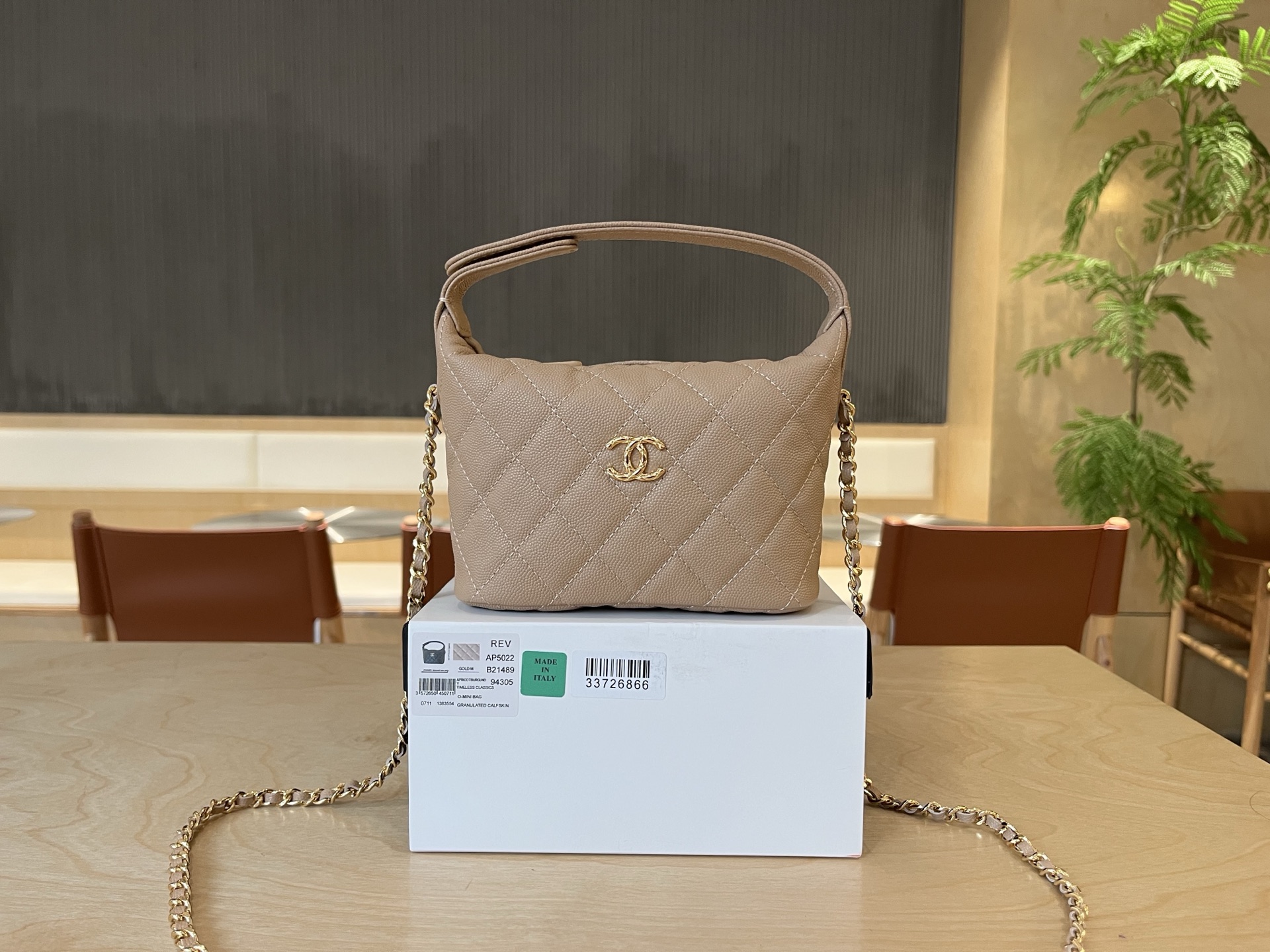 Chanel Basic Bag Cow Leather M-l