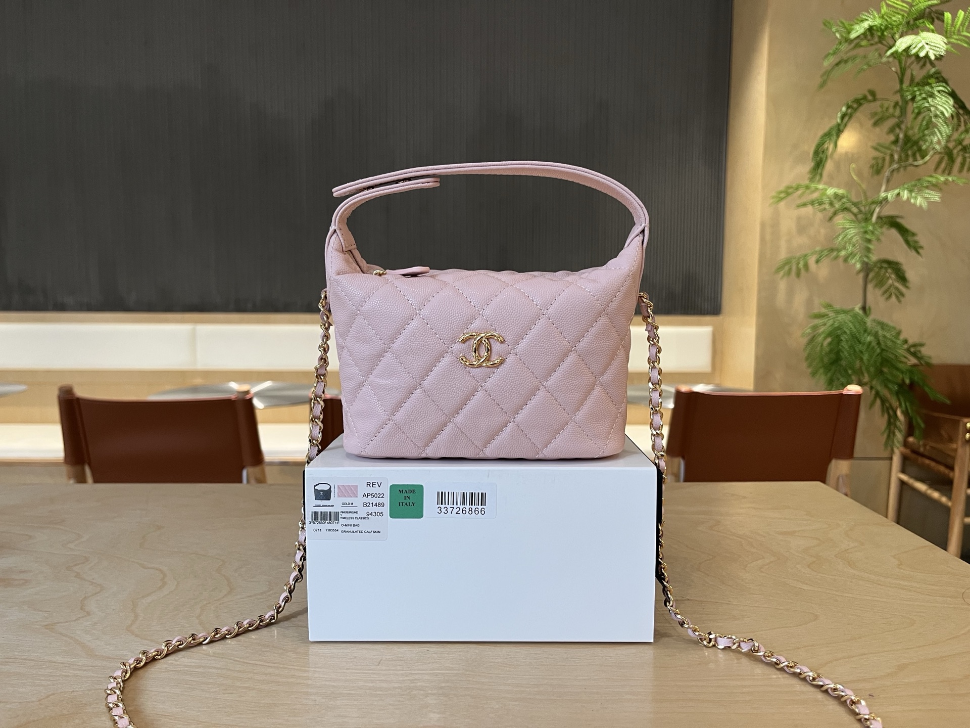 Chanel Basic Bag Cow Leather M-l