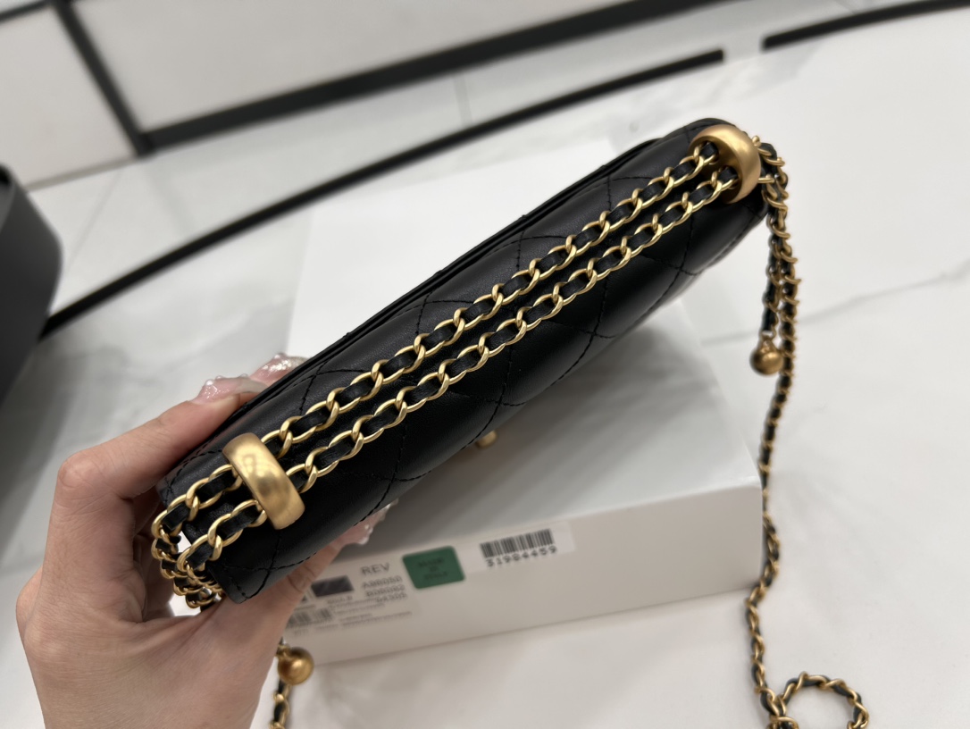 Chanel Basic Bag Cow Leather M-l